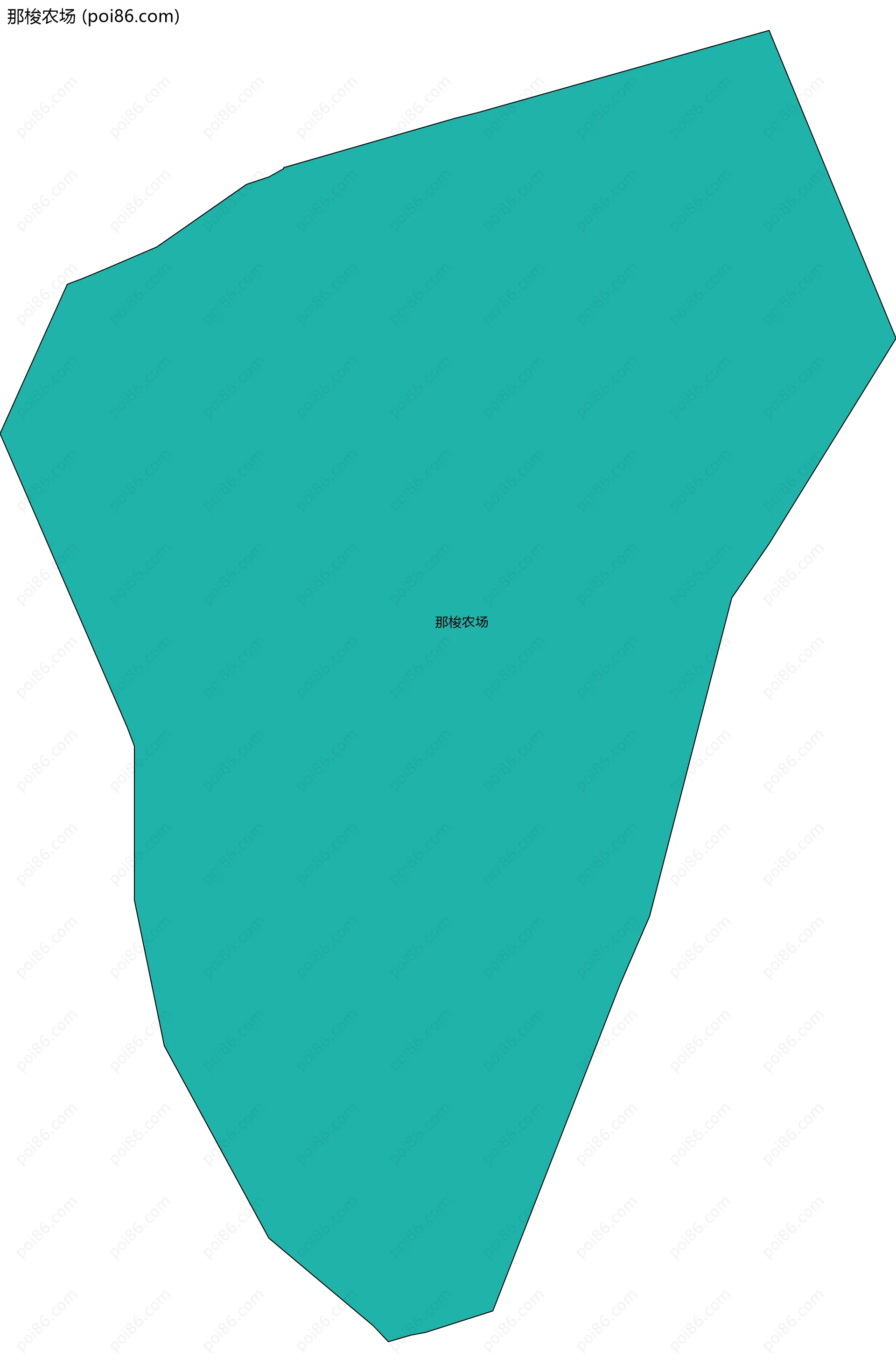 那梭农场边界地图