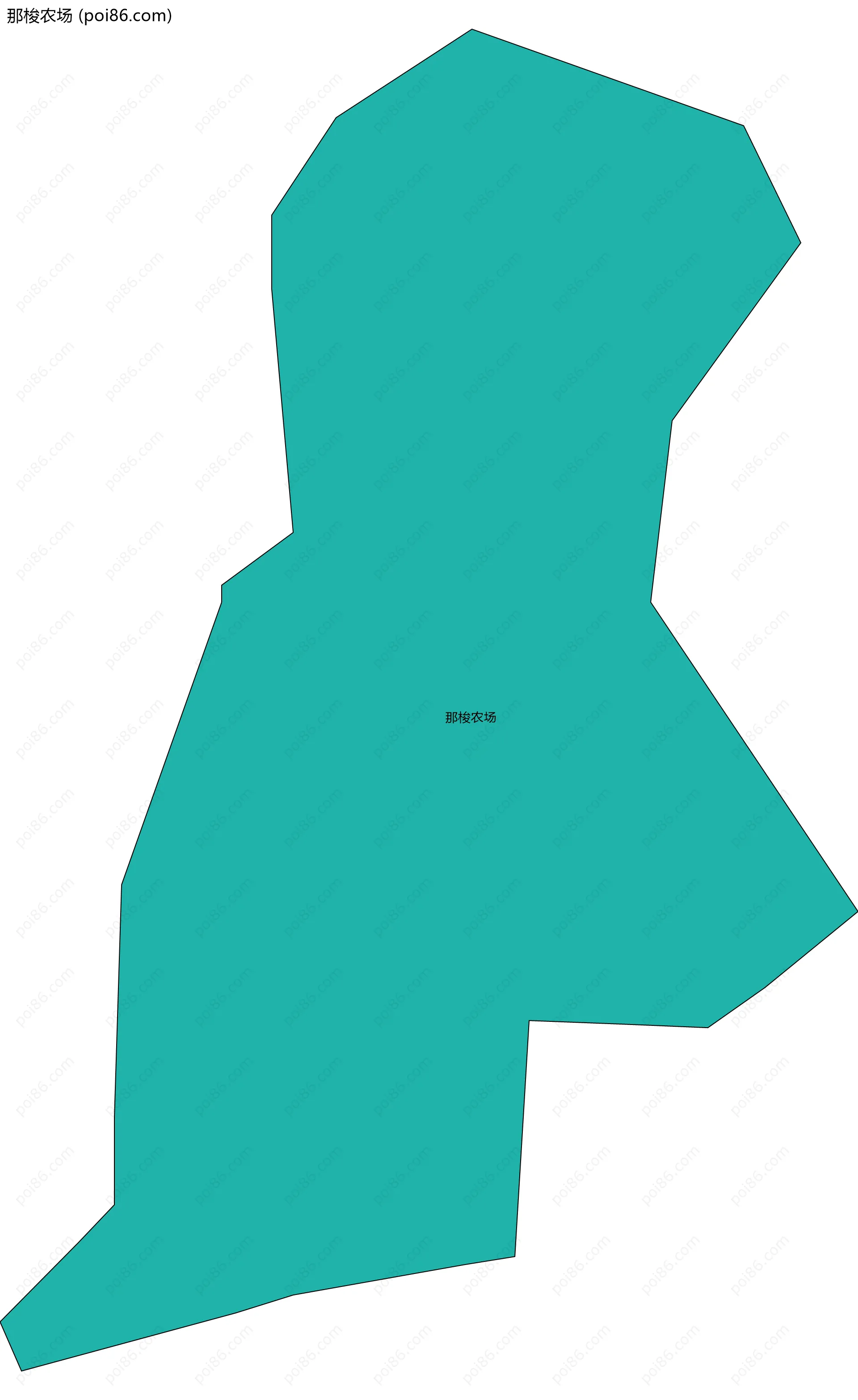 那梭农场边界地图