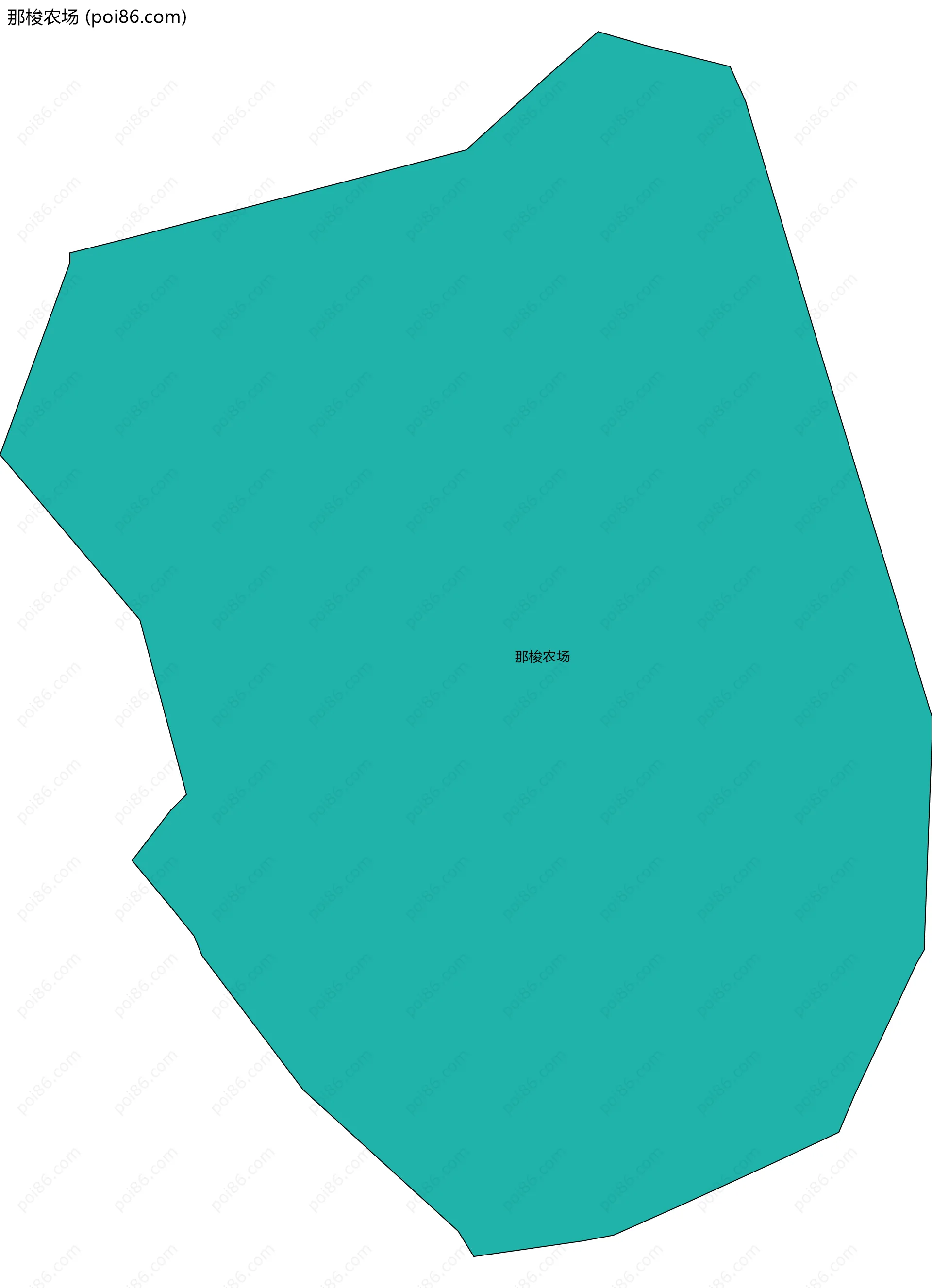 那梭农场边界地图