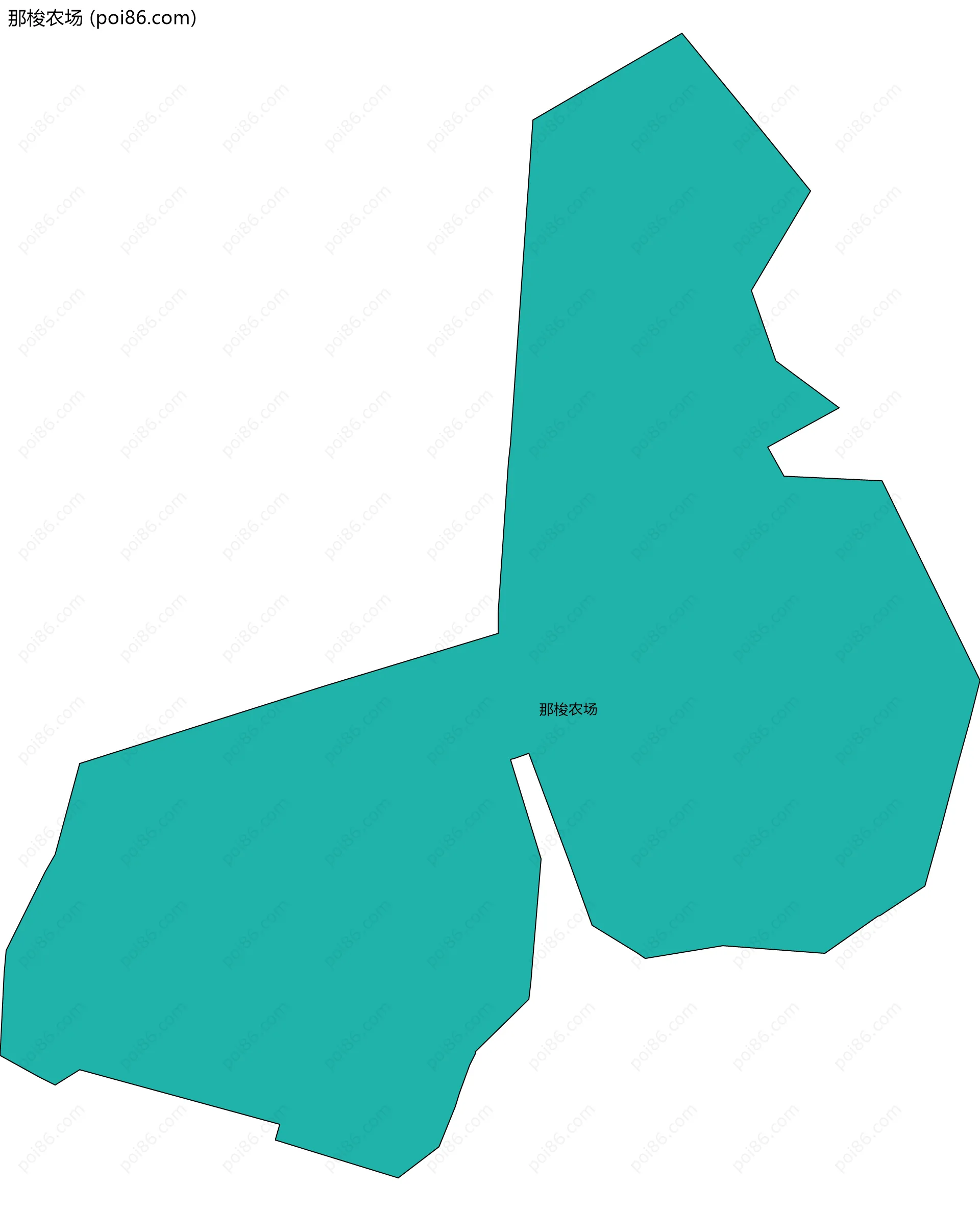 那梭农场边界地图