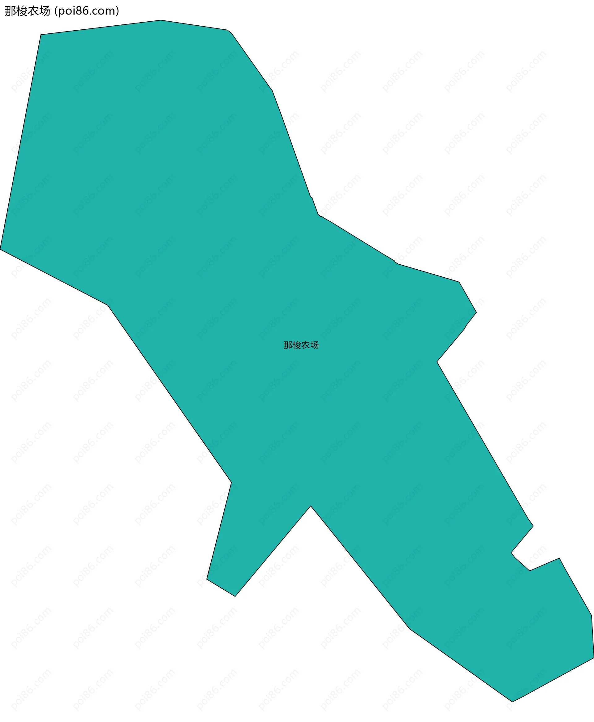 那梭农场边界地图