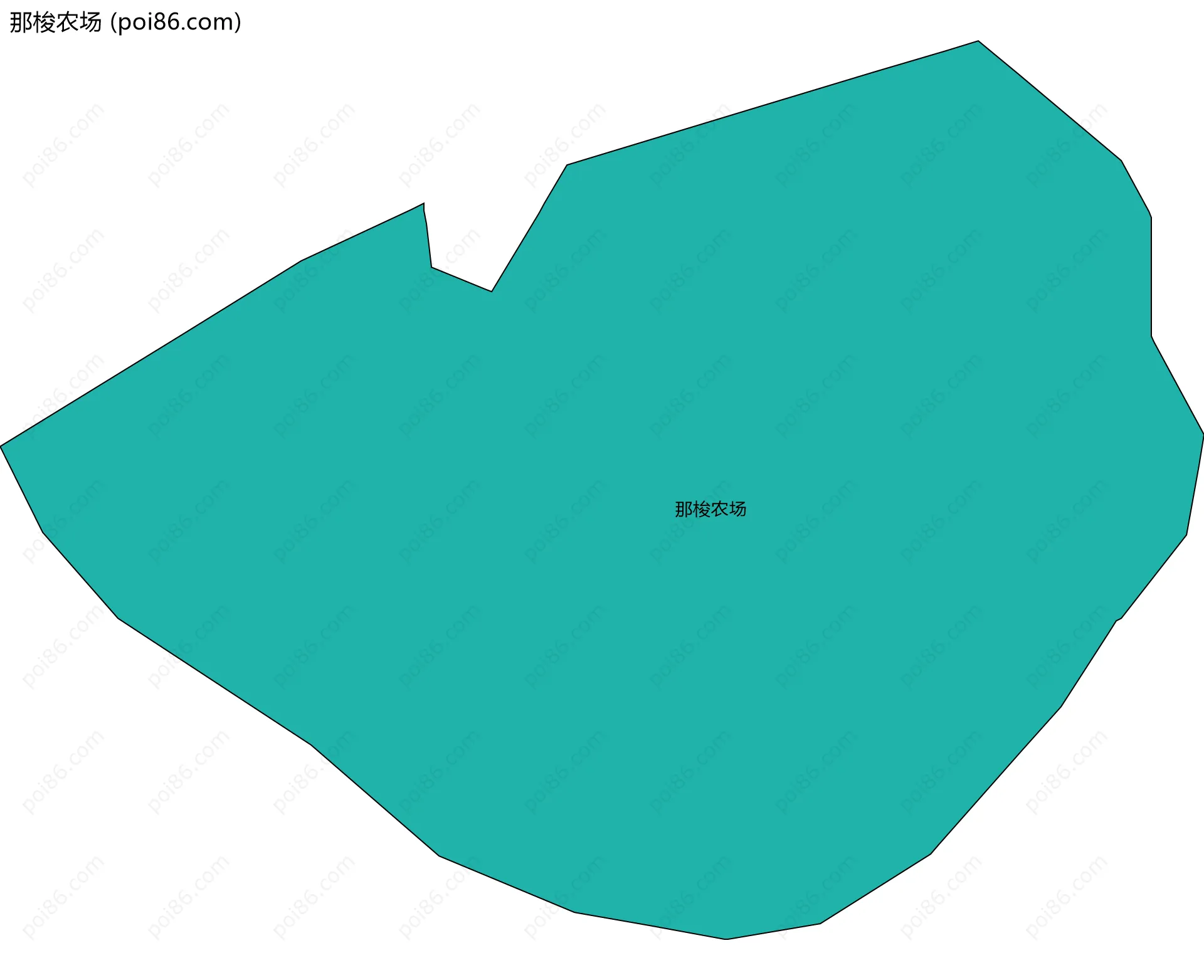 那梭农场边界地图