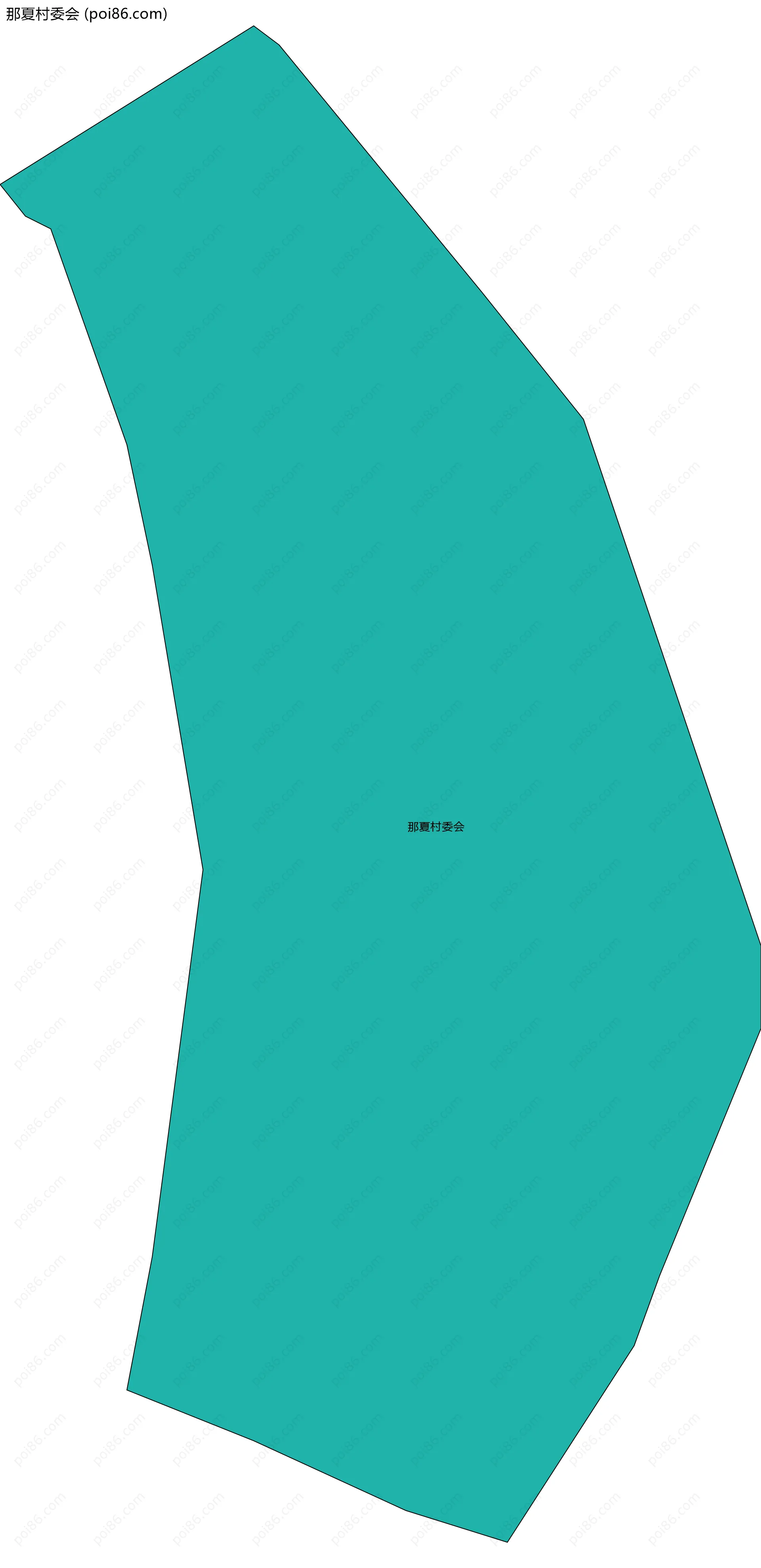 那夏村委会边界地图