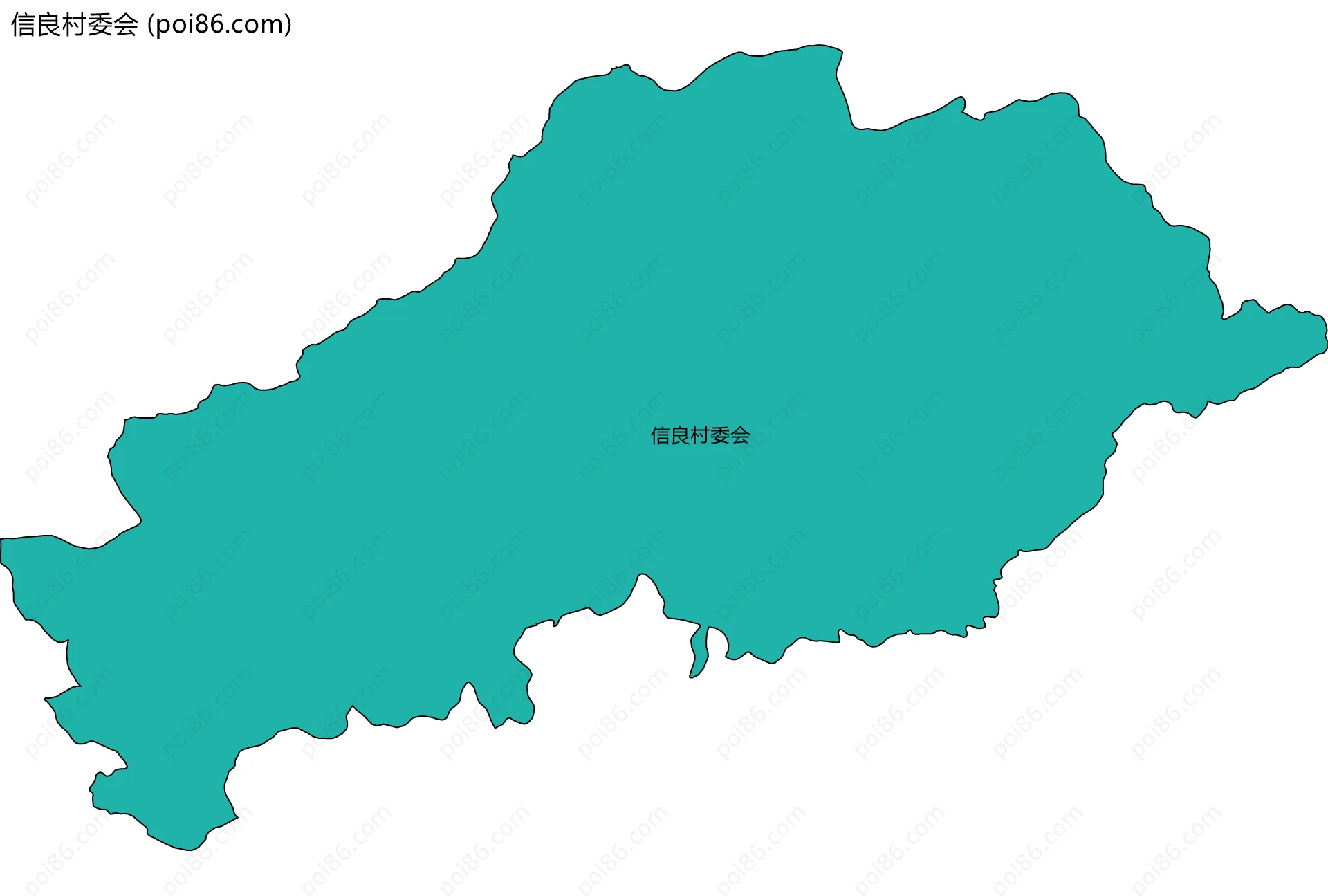 信良村委会边界地图