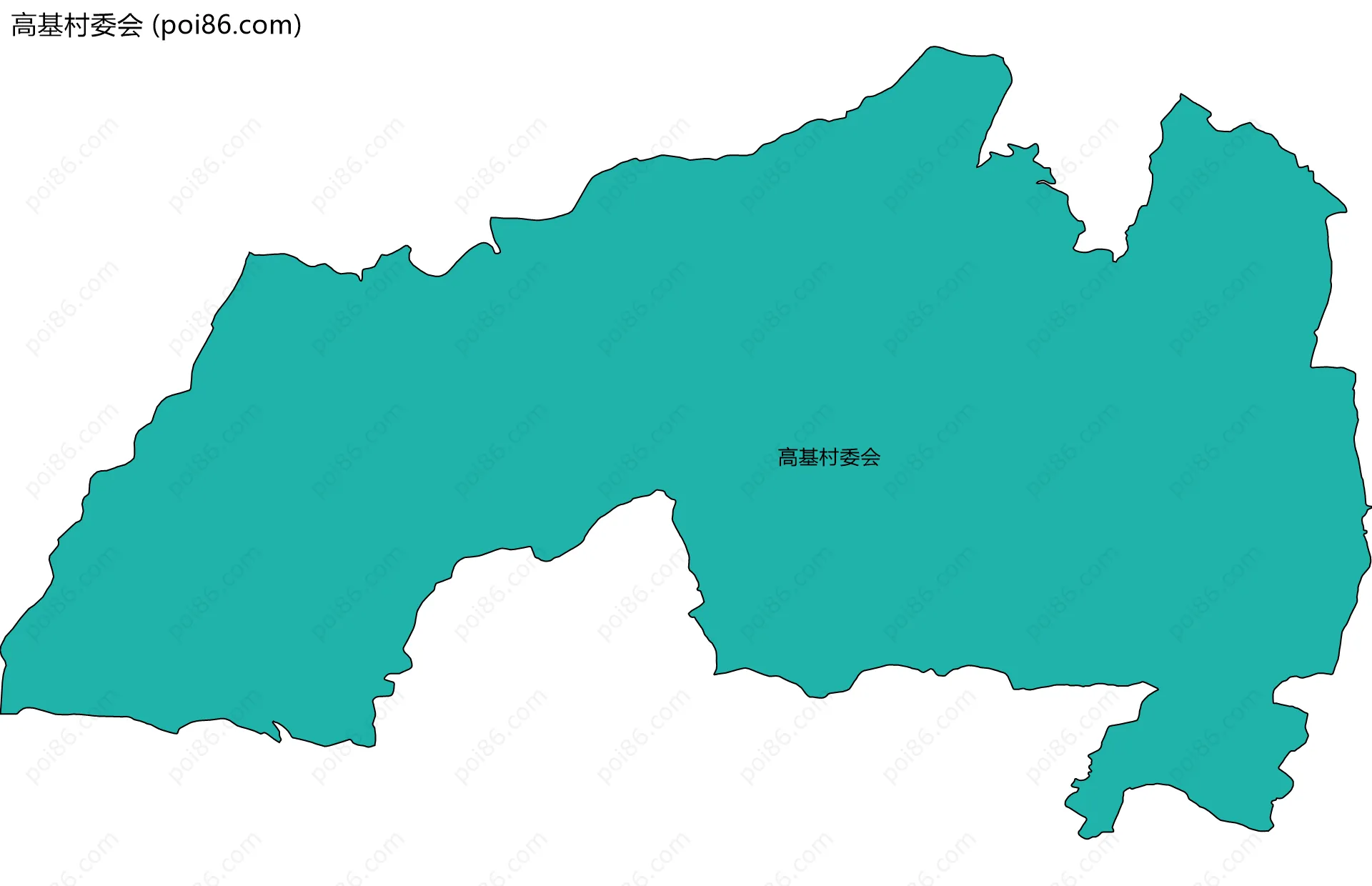 高基村委会边界地图