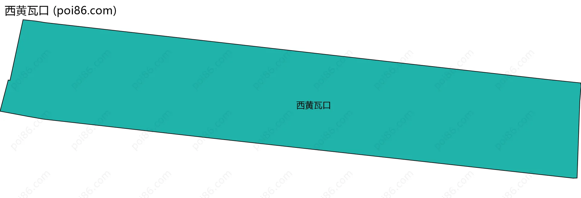 西黄瓦口边界地图