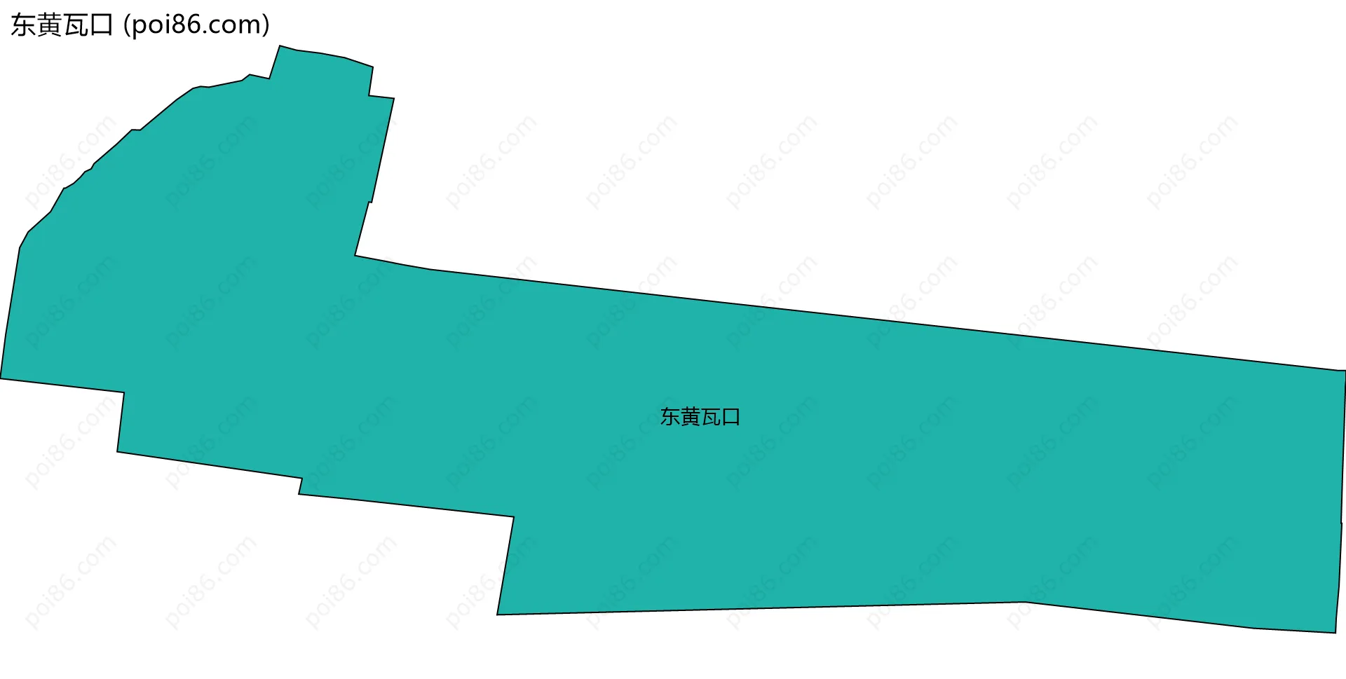 东黄瓦口边界地图