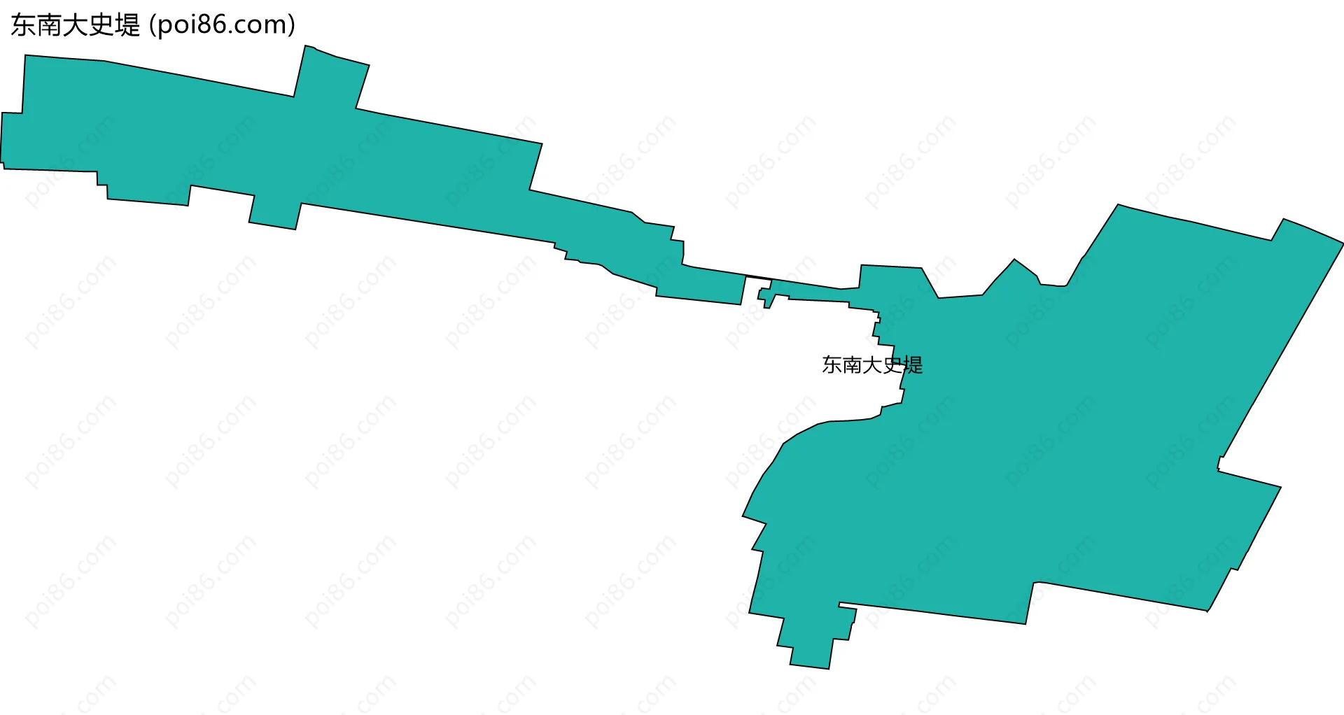 东南大史堤边界地图