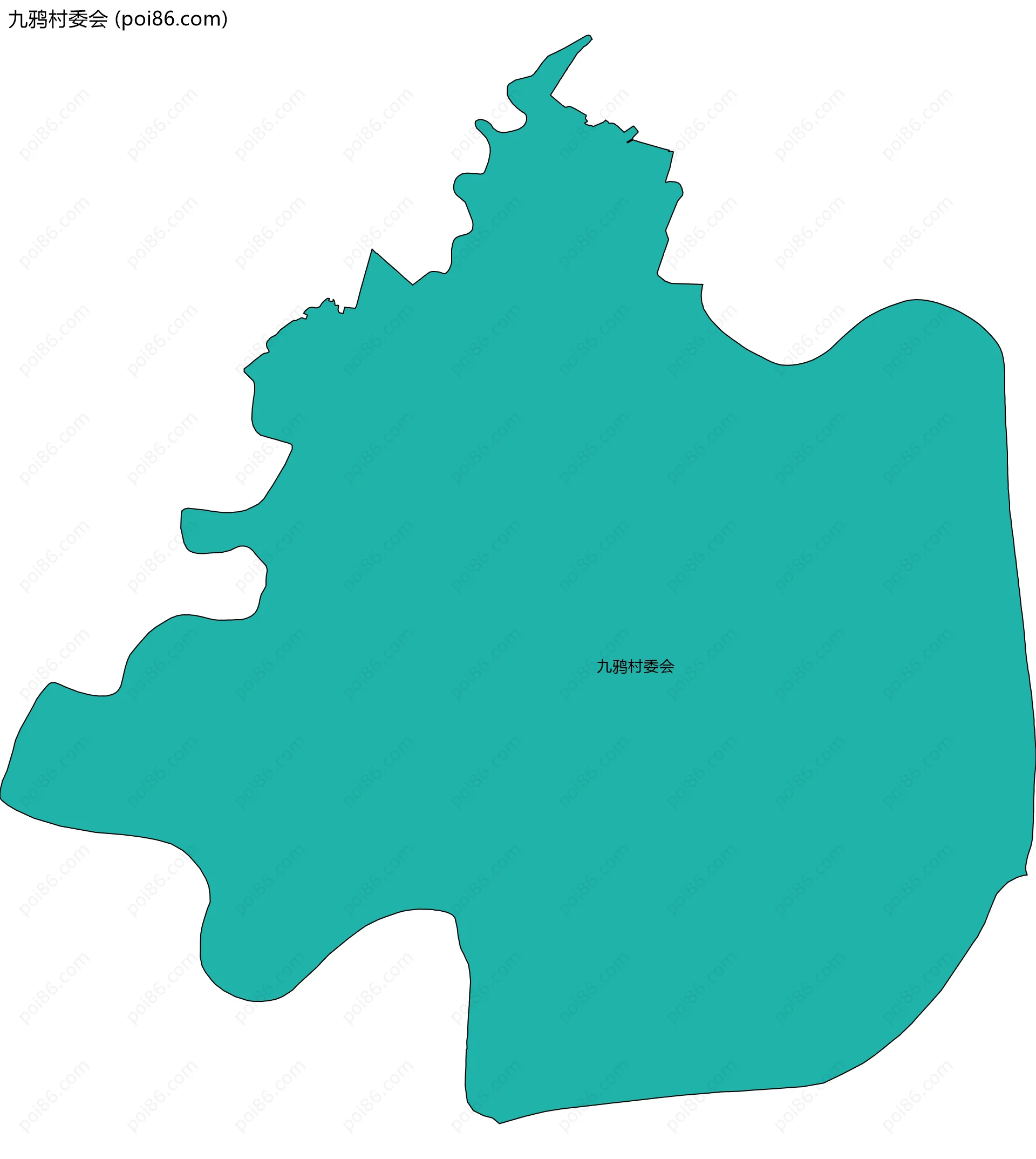 九鸦村委会边界地图