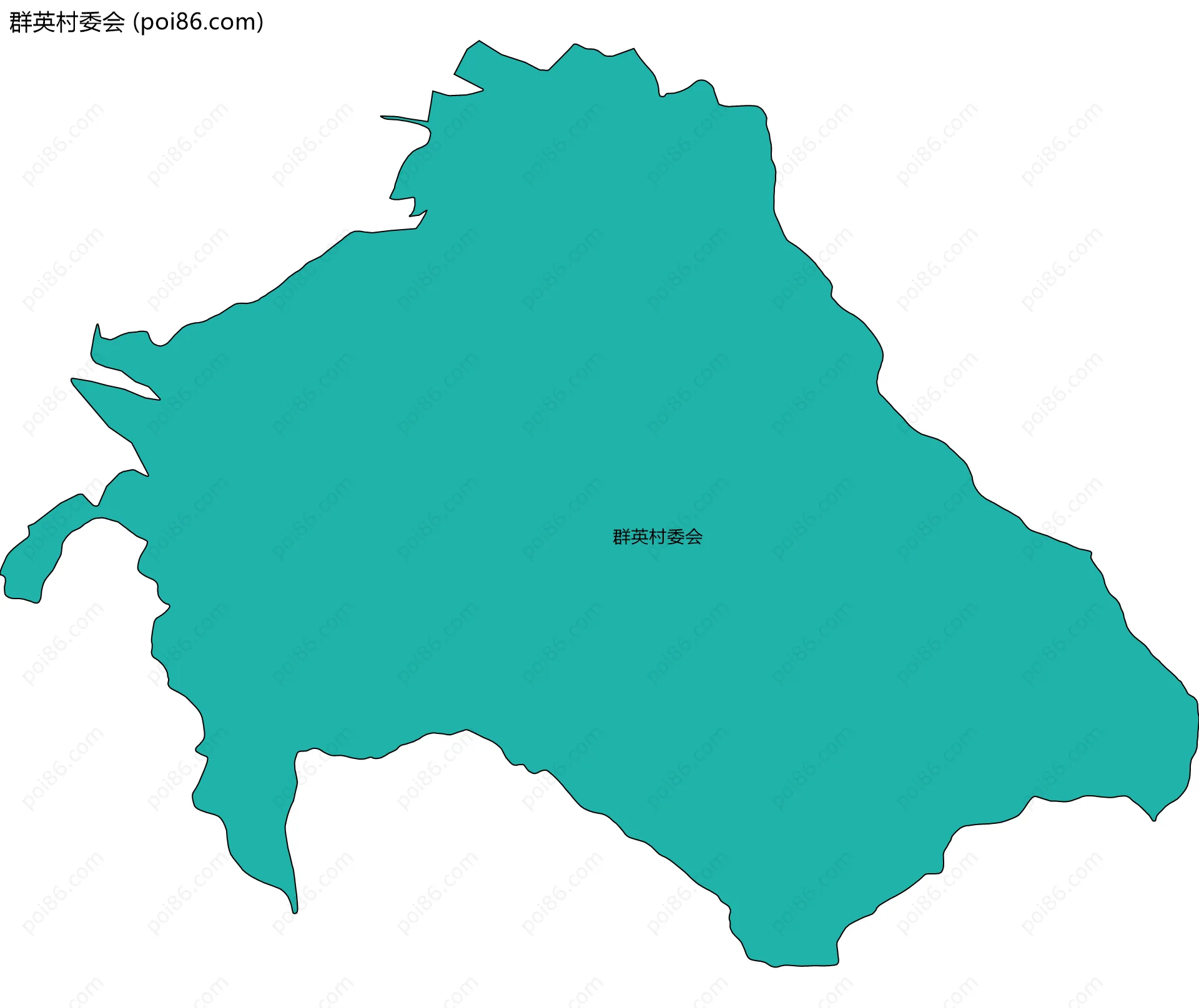 群英村委会边界地图