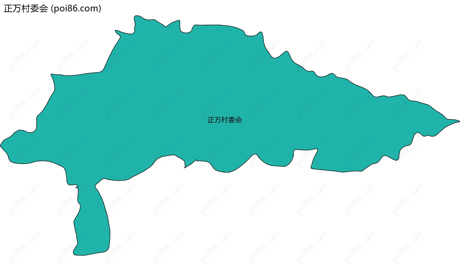 正万村委会边界地图