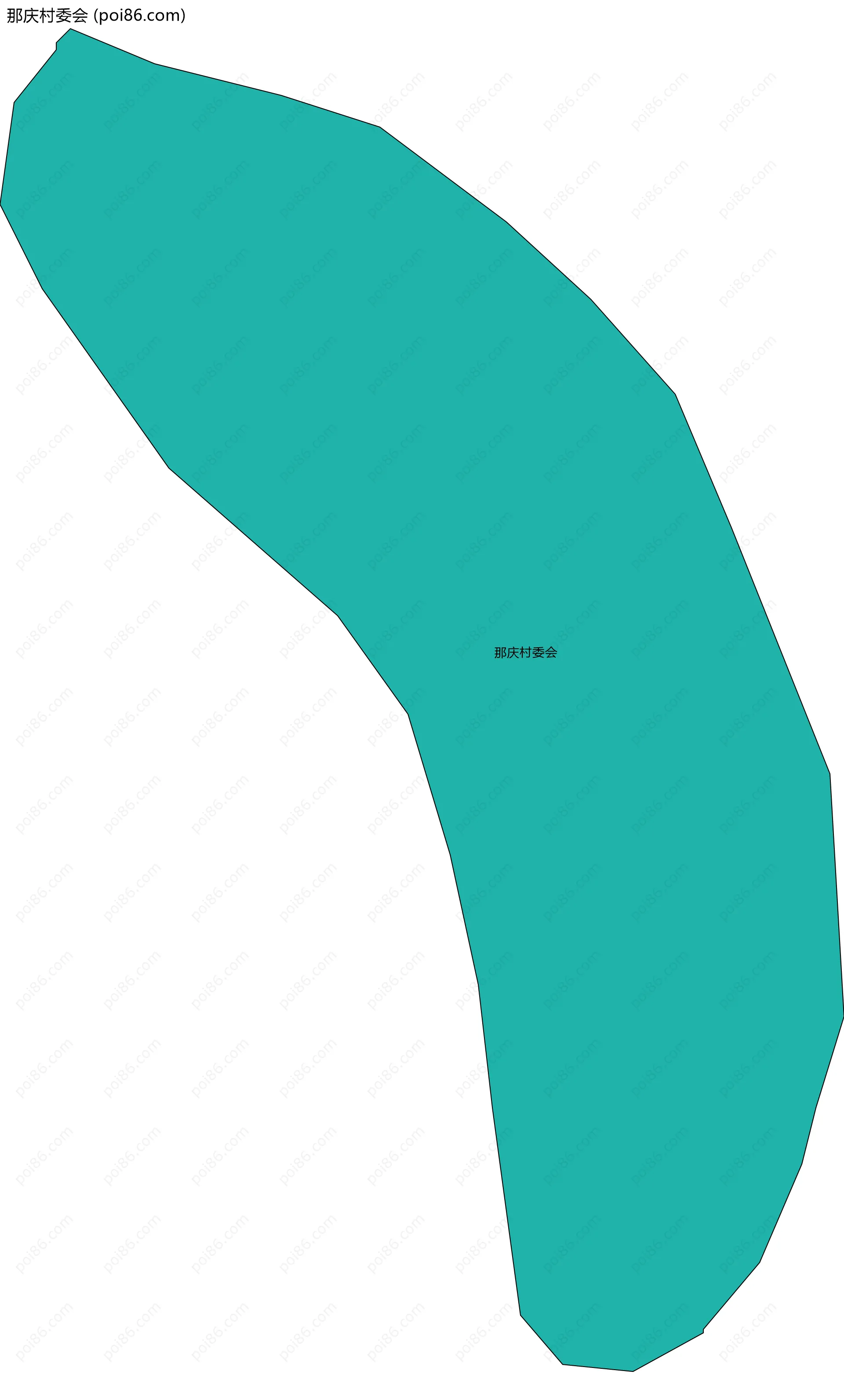 那庆村委会边界地图