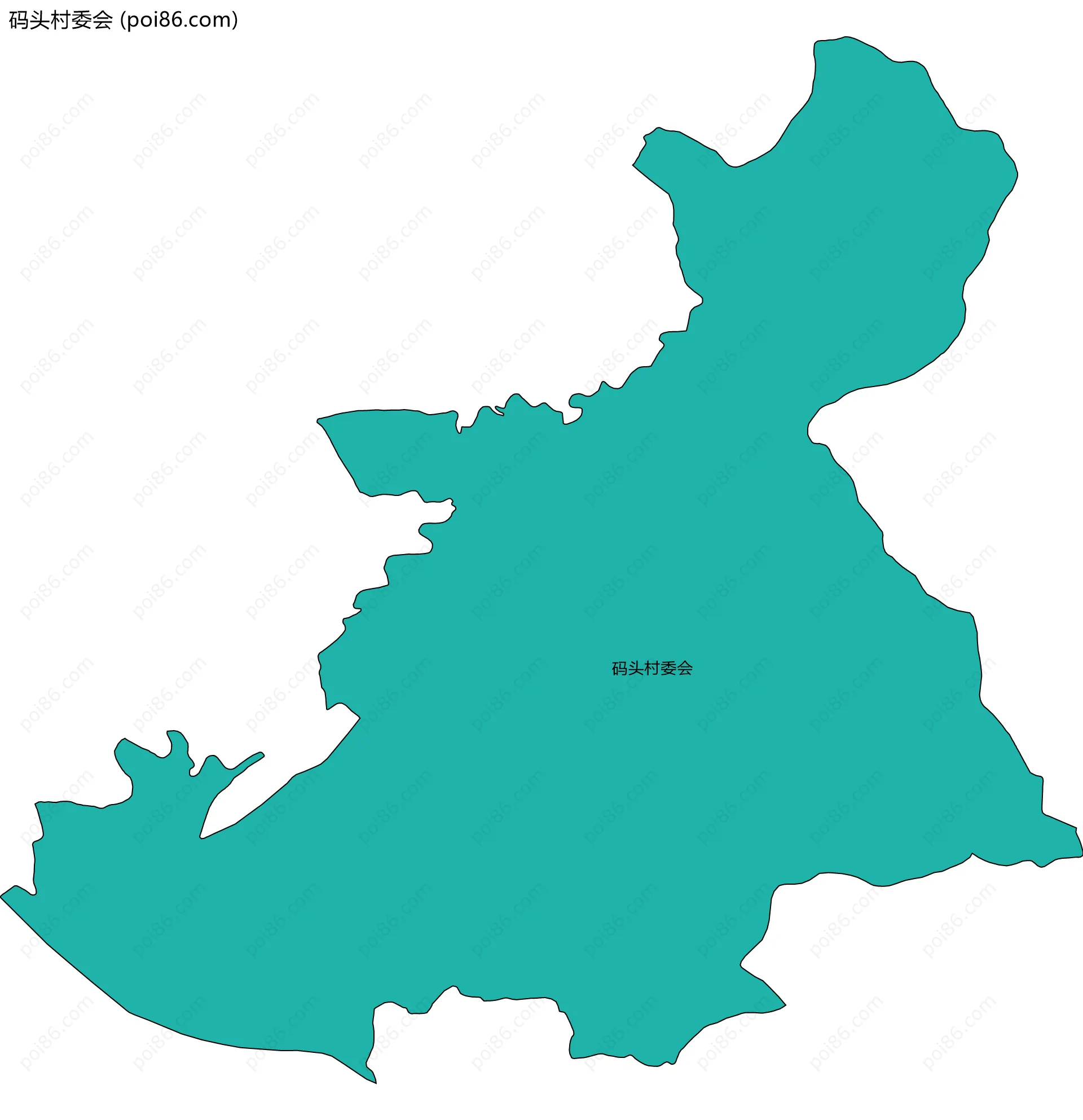 码头村委会边界地图