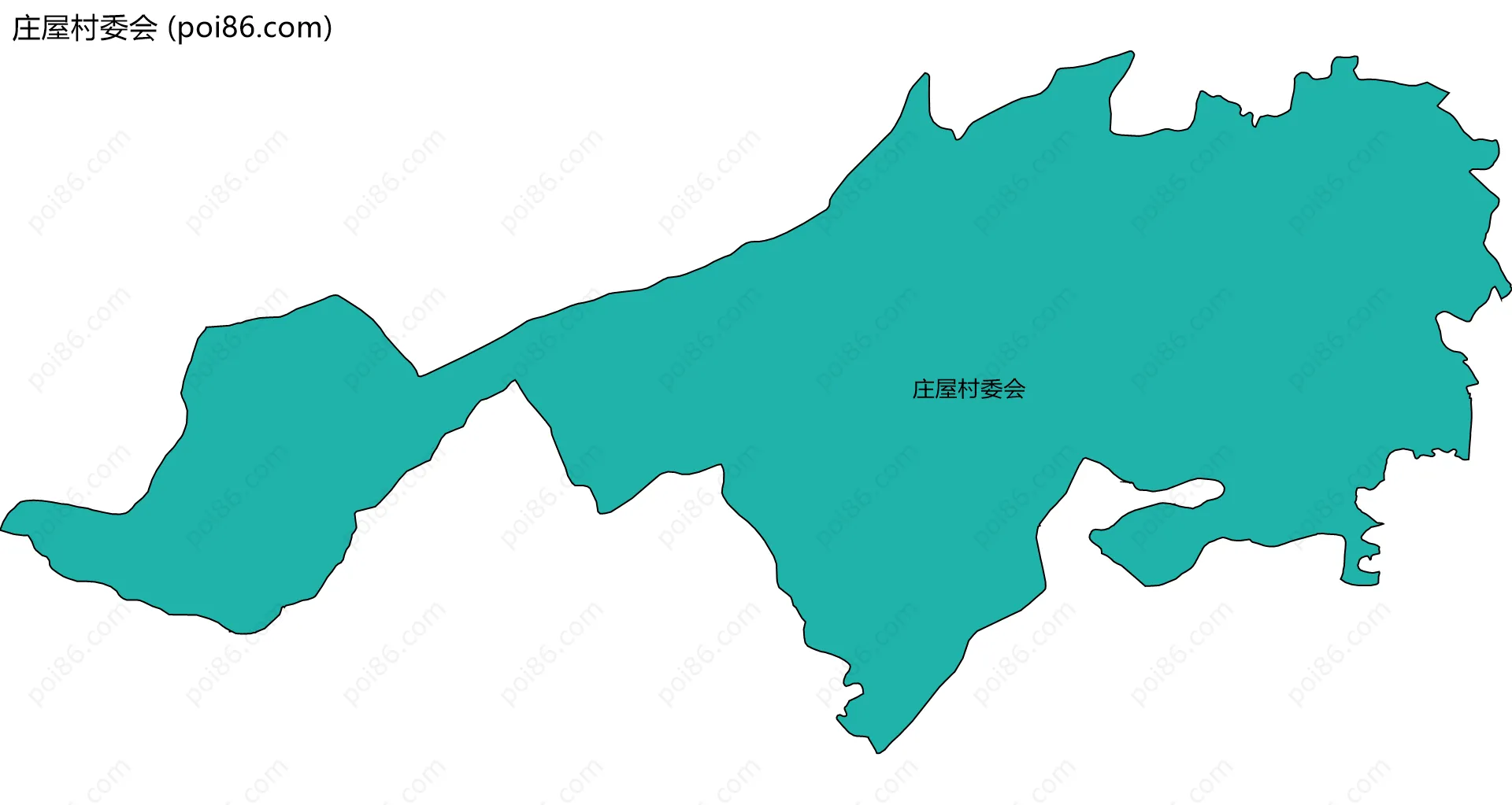 庄屋村委会边界地图