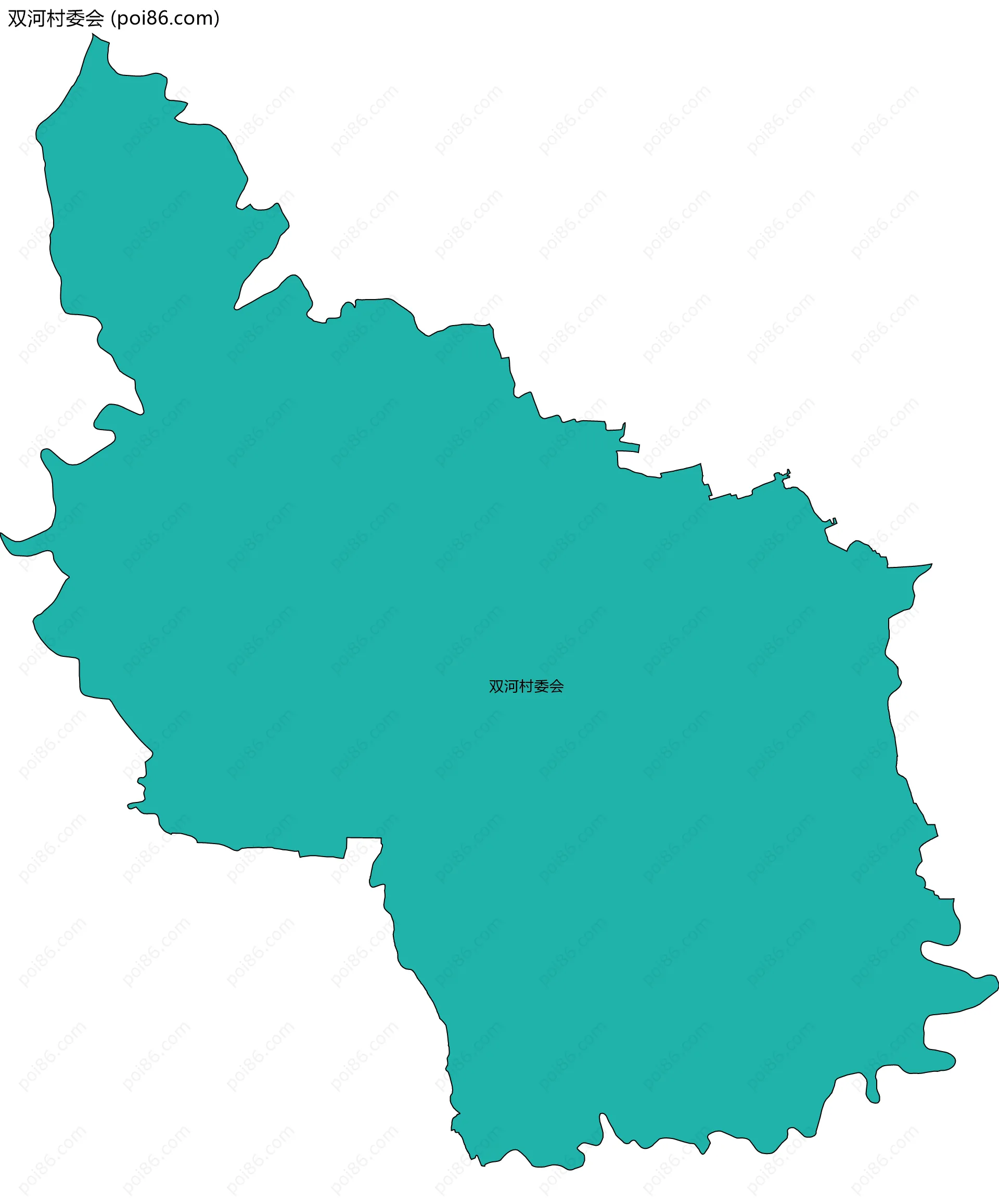 双河村委会边界地图