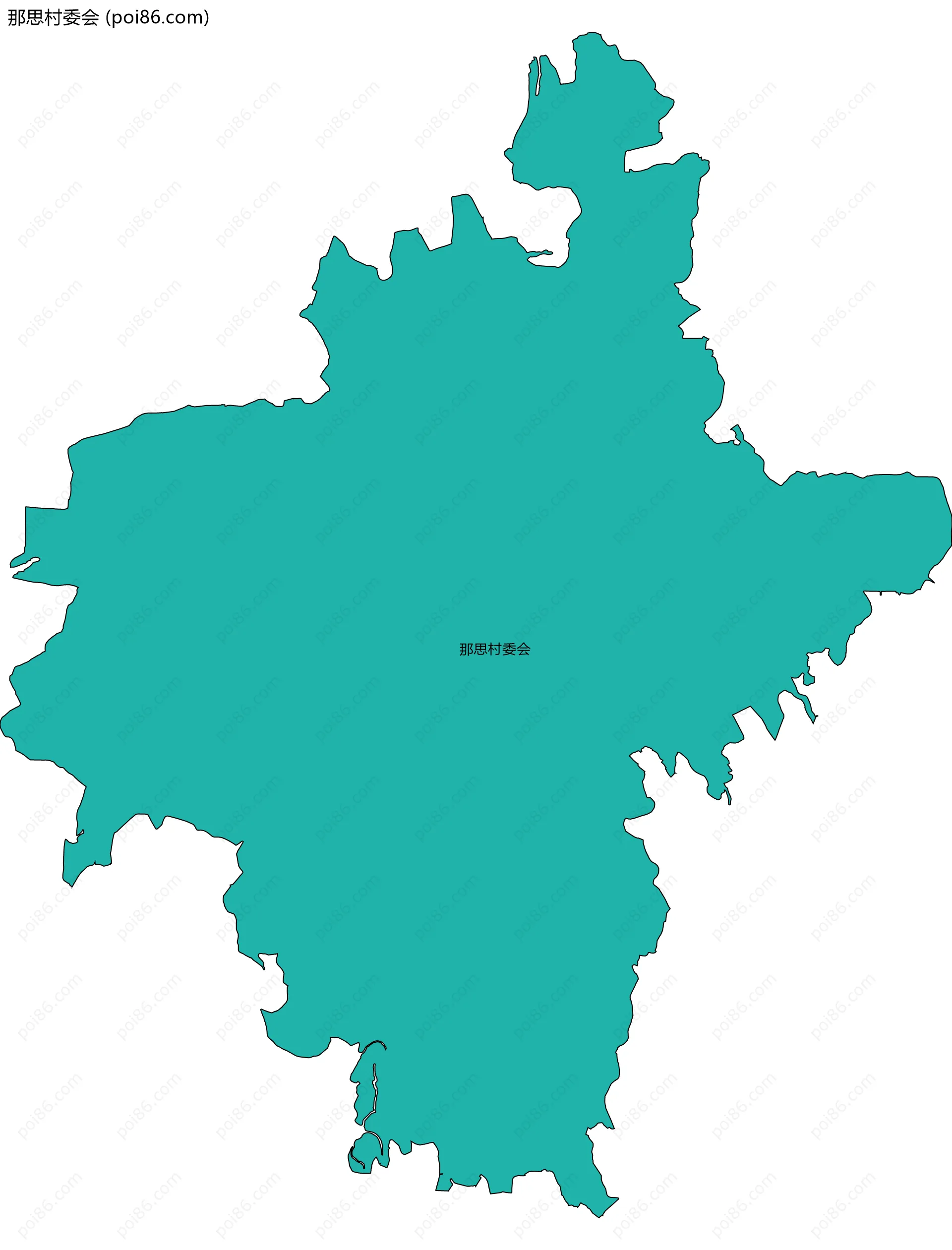 那思村委会边界地图