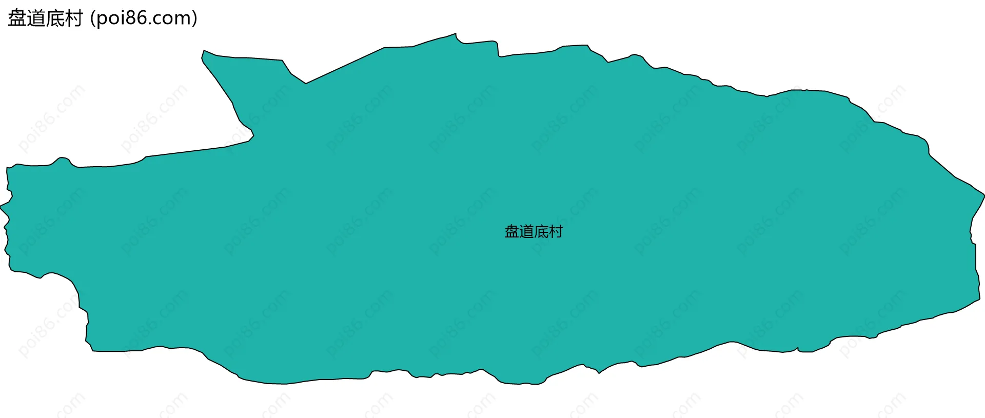 盘道底村边界地图