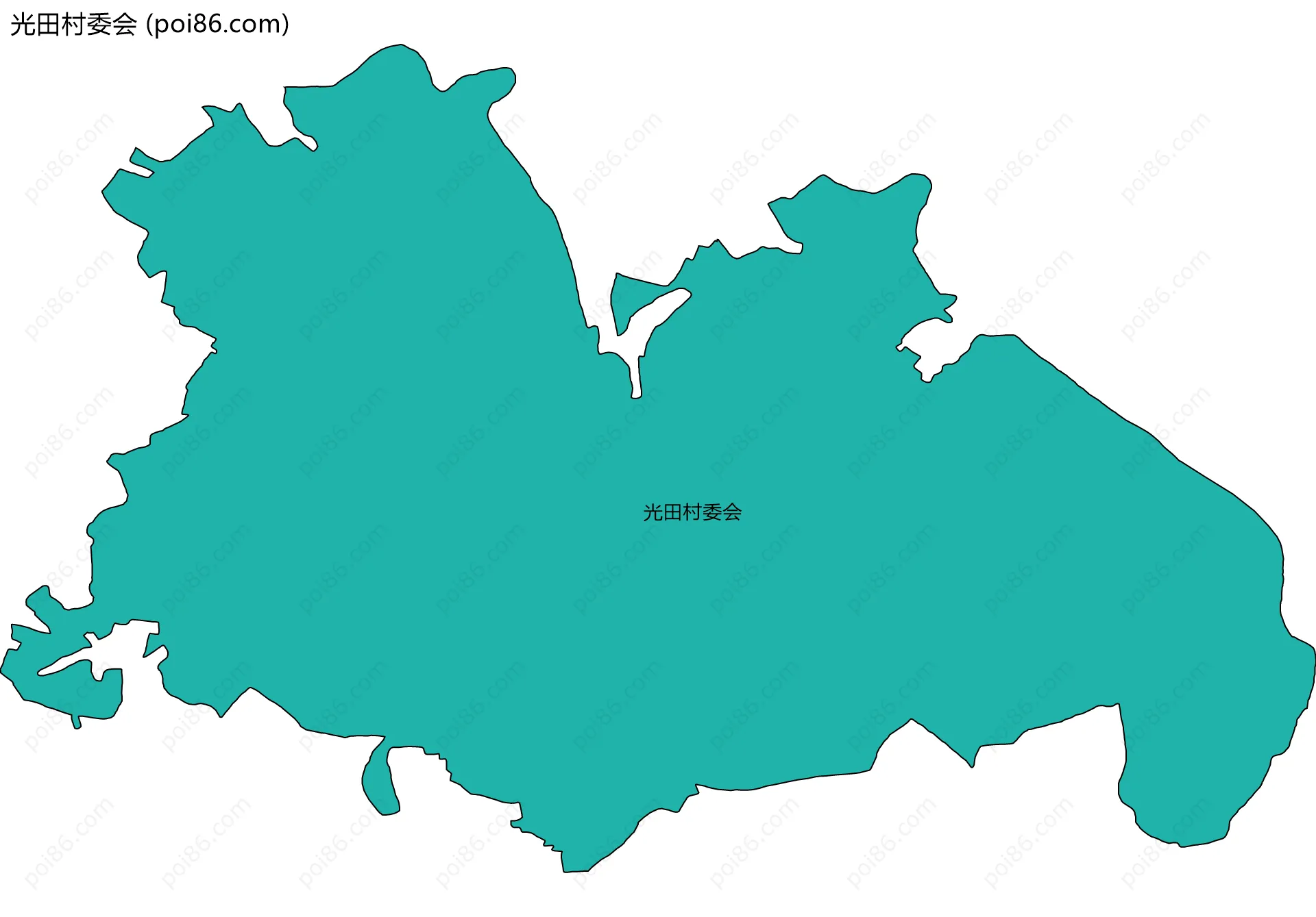 光田村委会边界地图