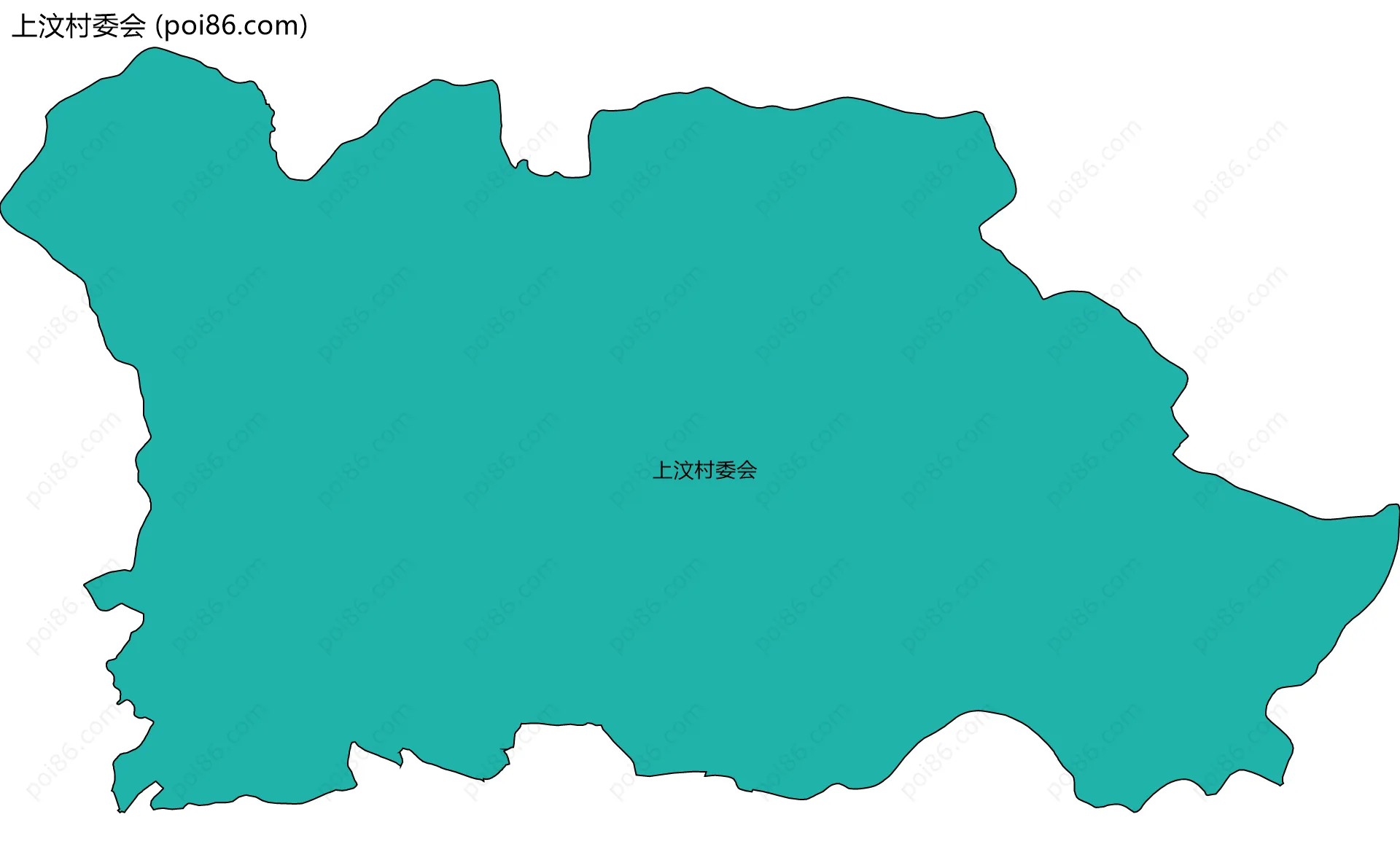 上汶村委会边界地图