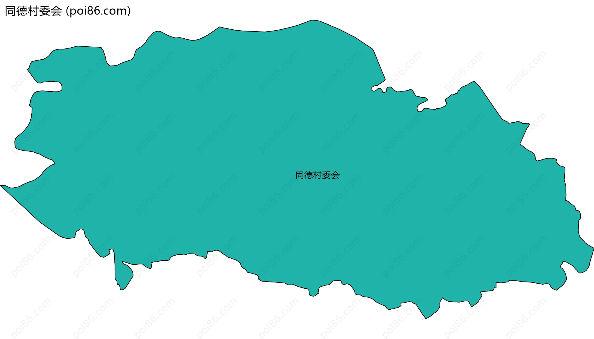 同德村委会边界地图