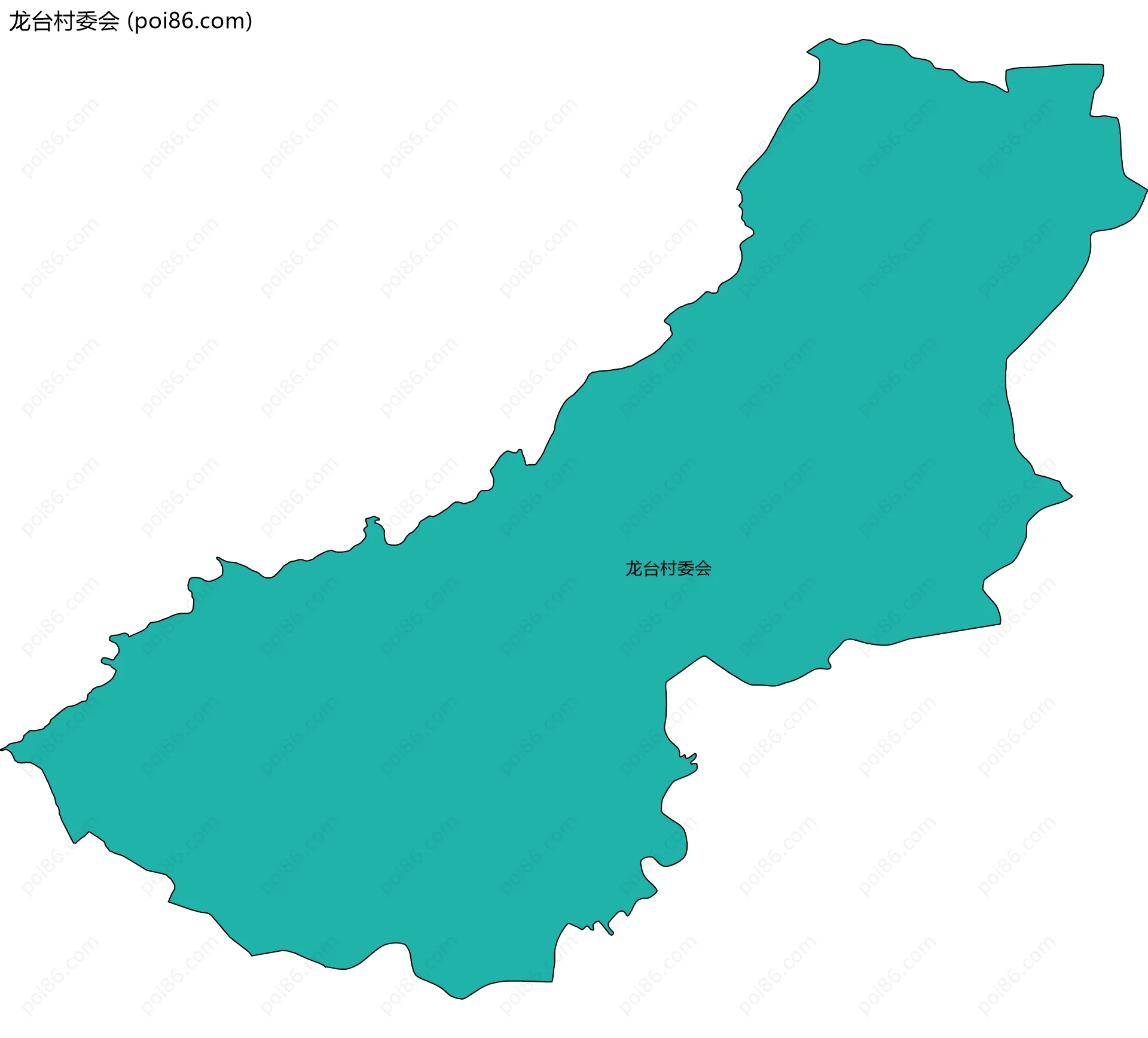 龙台村委会边界地图