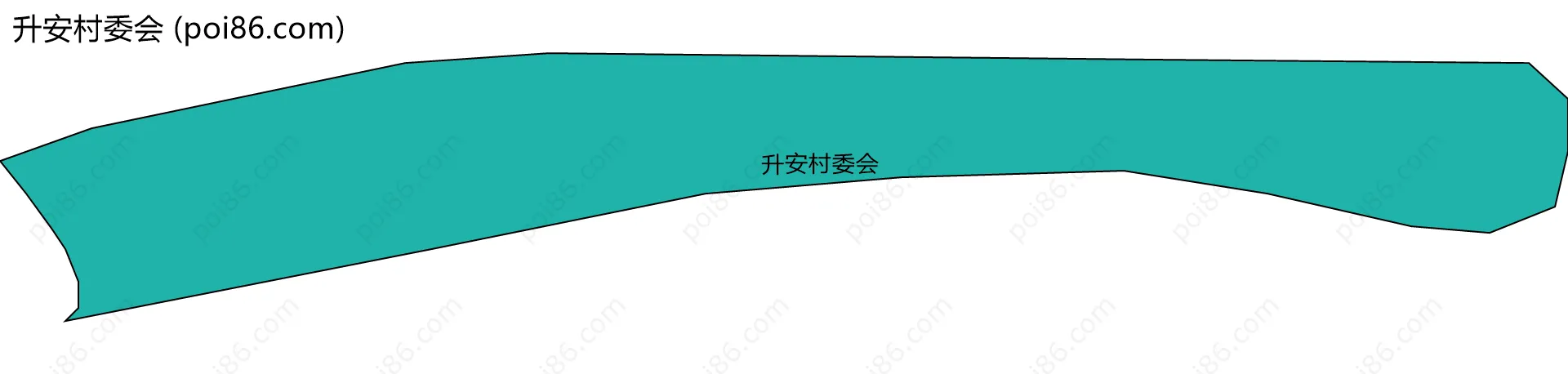 升安村委会边界地图