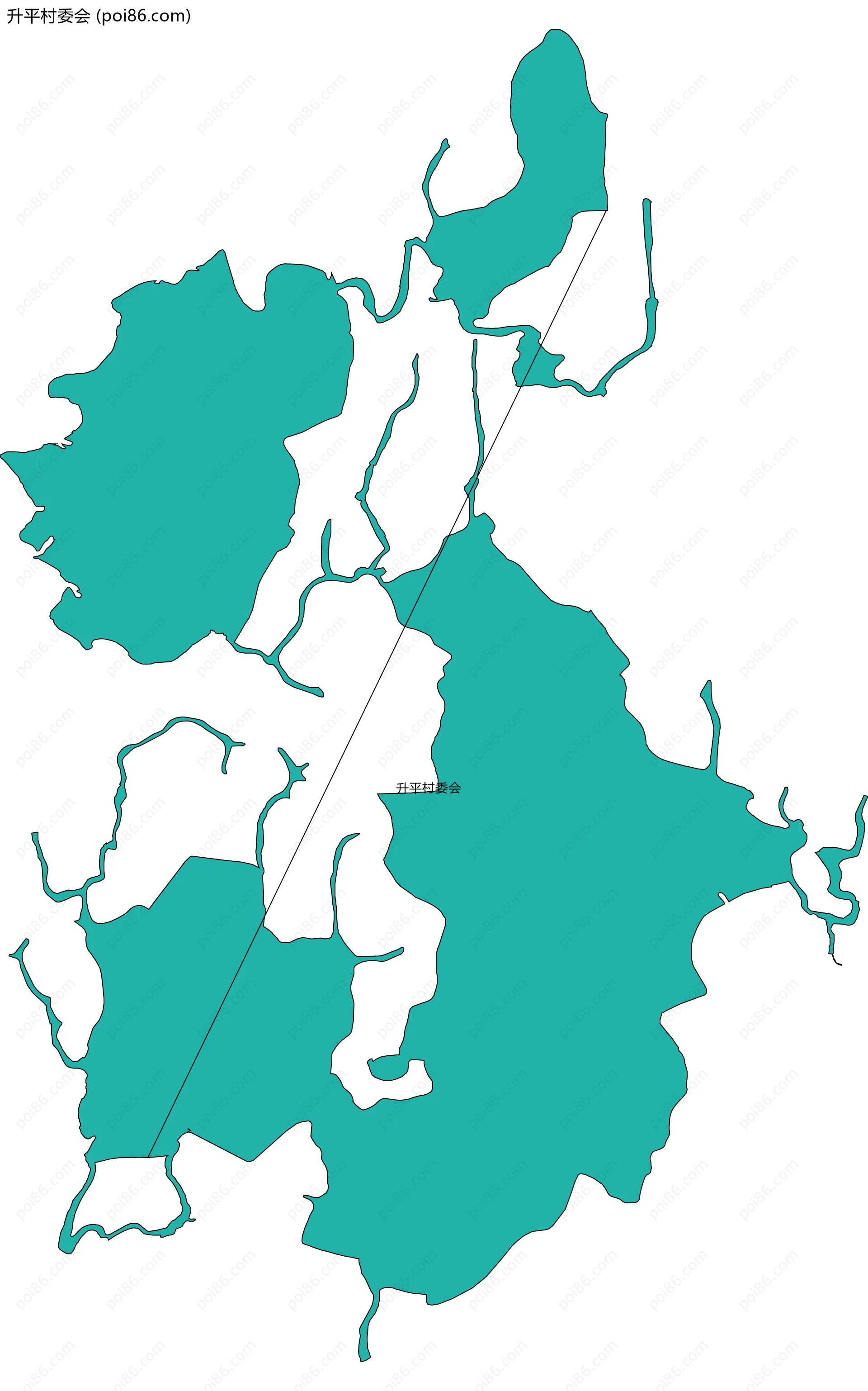 升平村委会边界地图