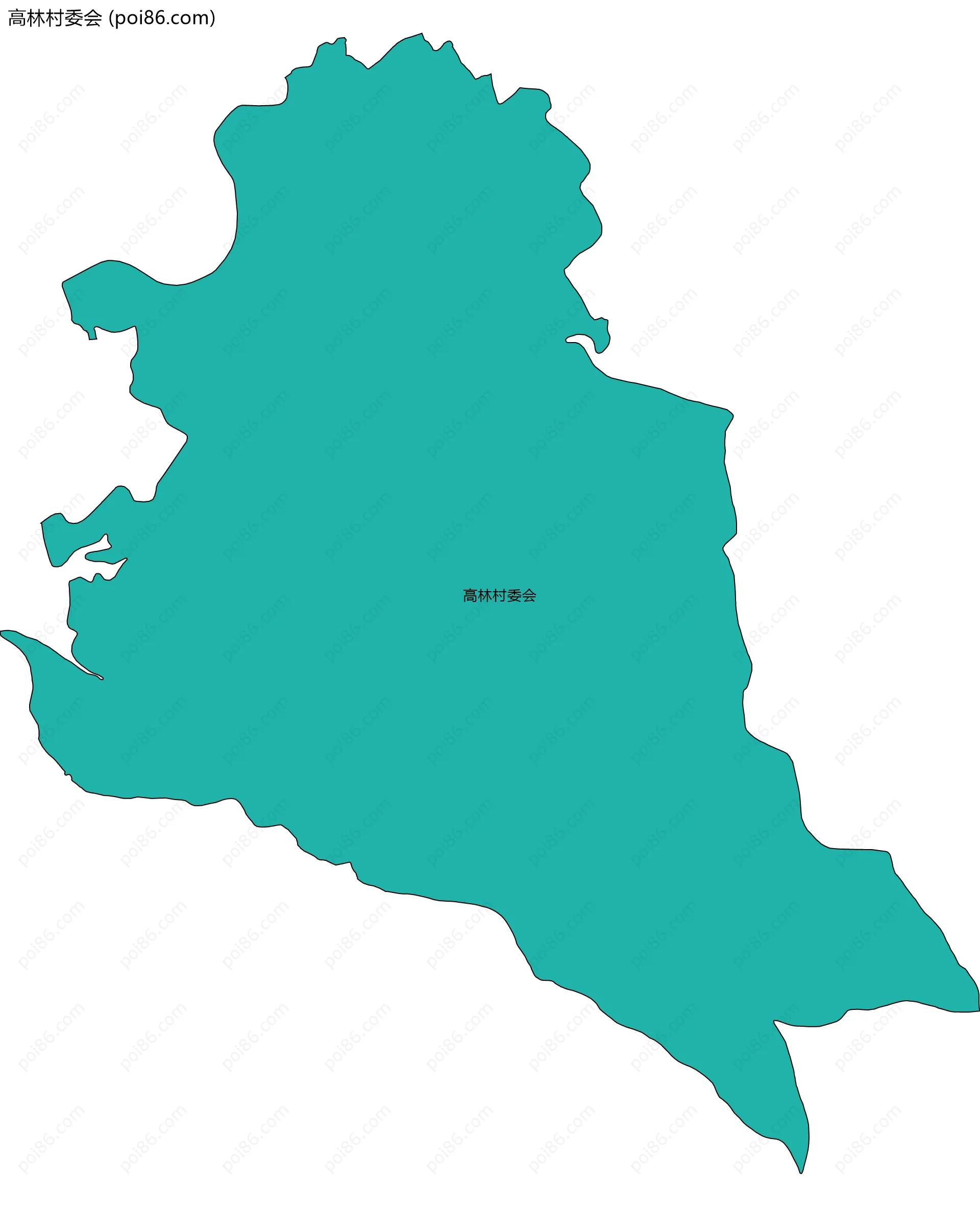 高林村委会边界地图