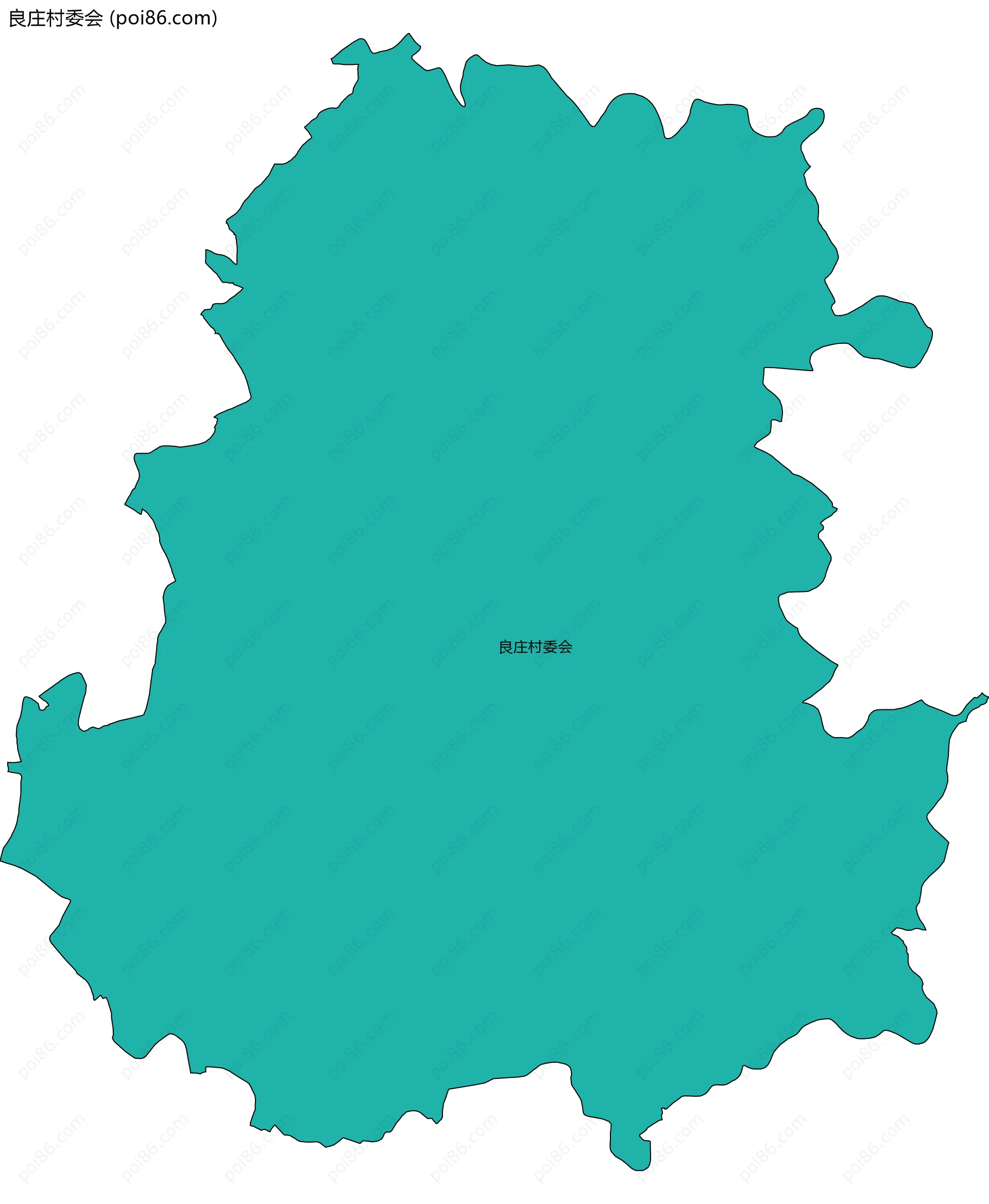 良庄村委会边界地图
