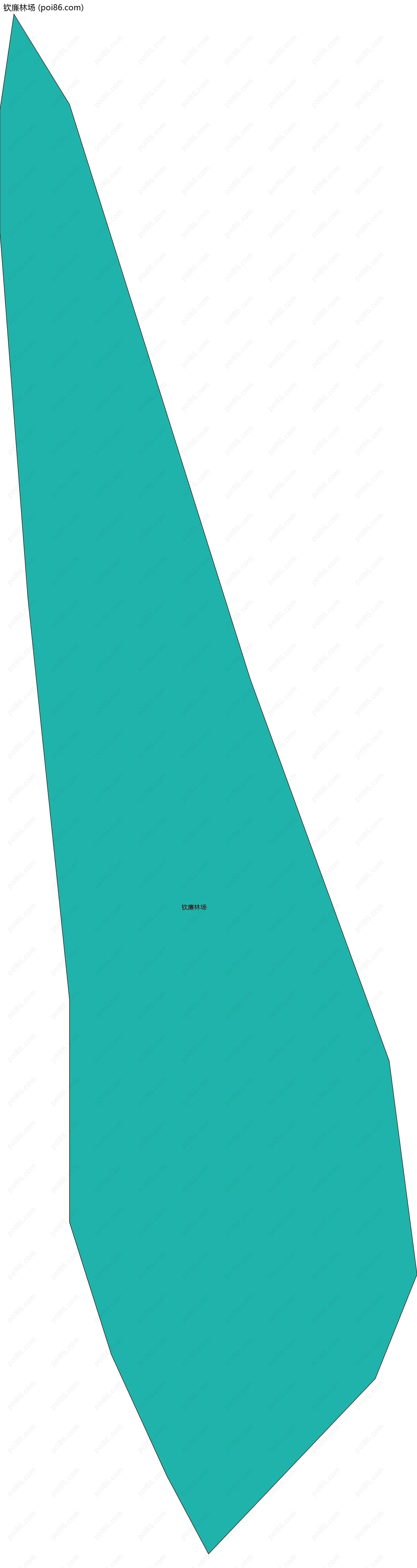 钦廉林场边界地图