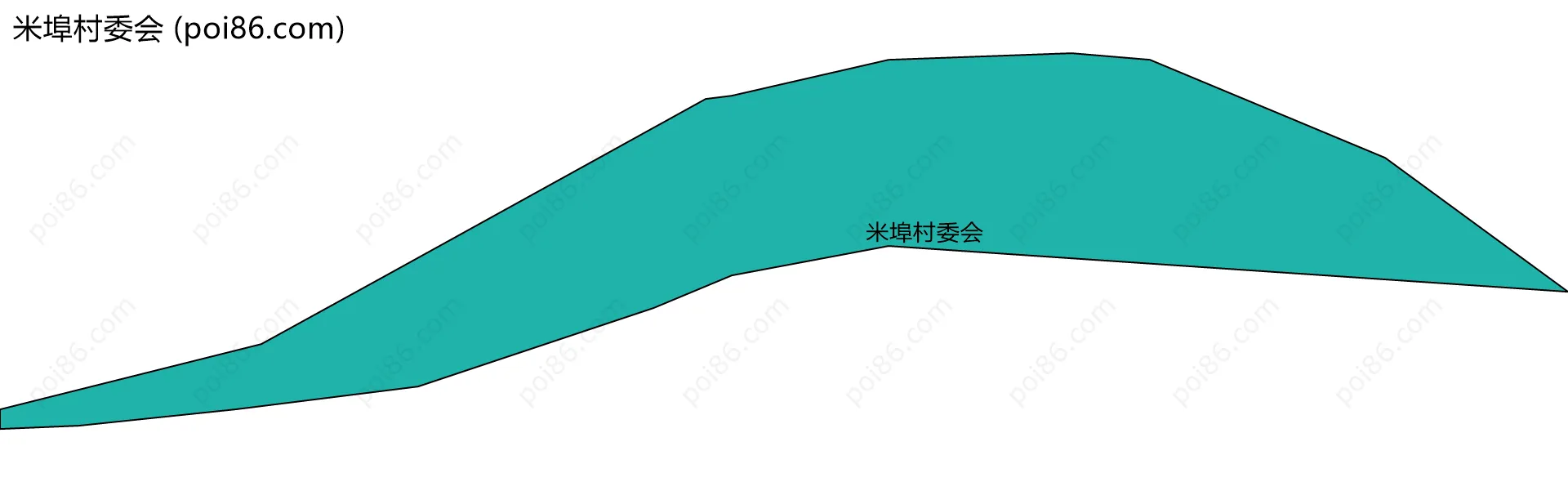 米埠村委会边界地图