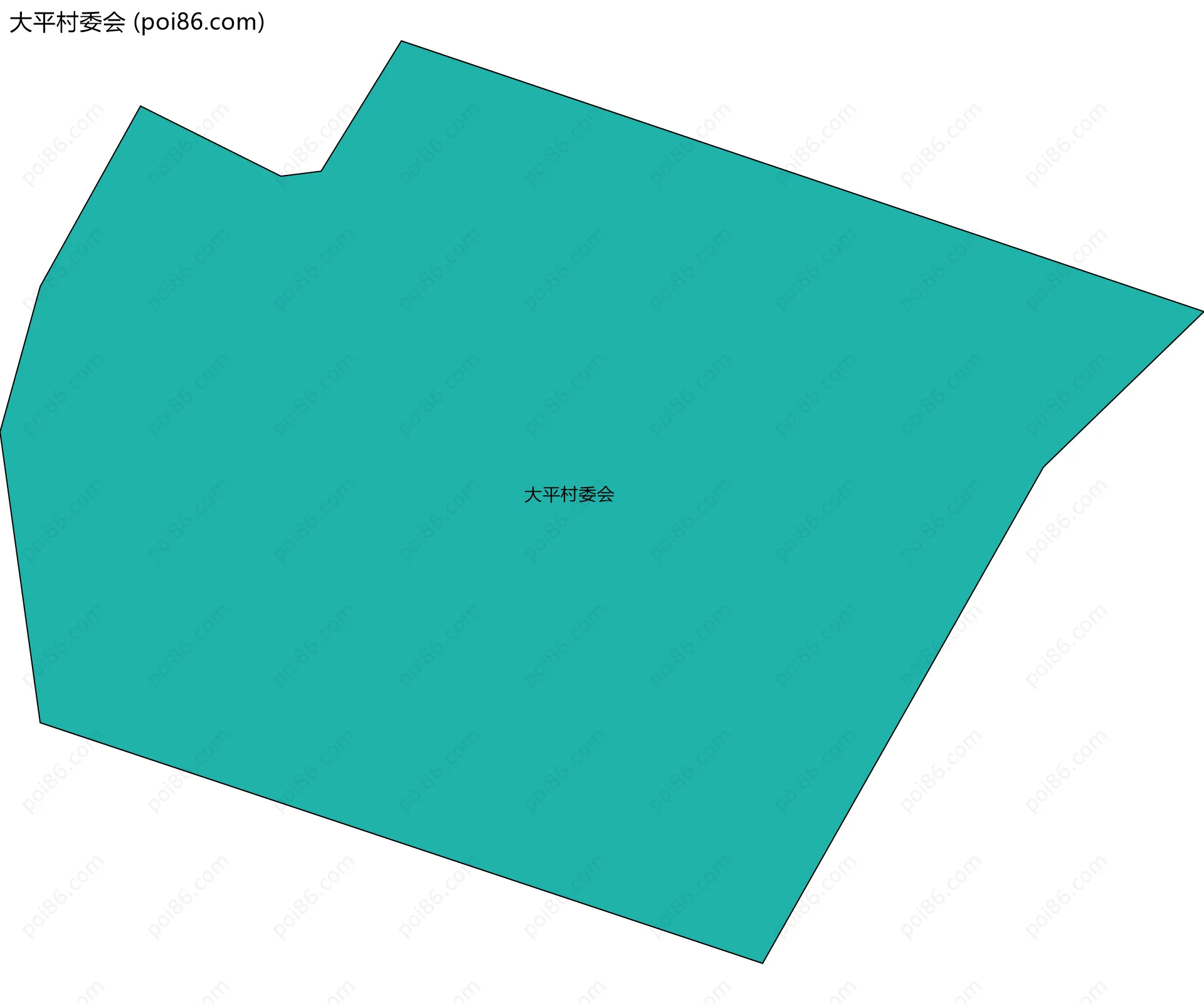 大平村委会边界地图