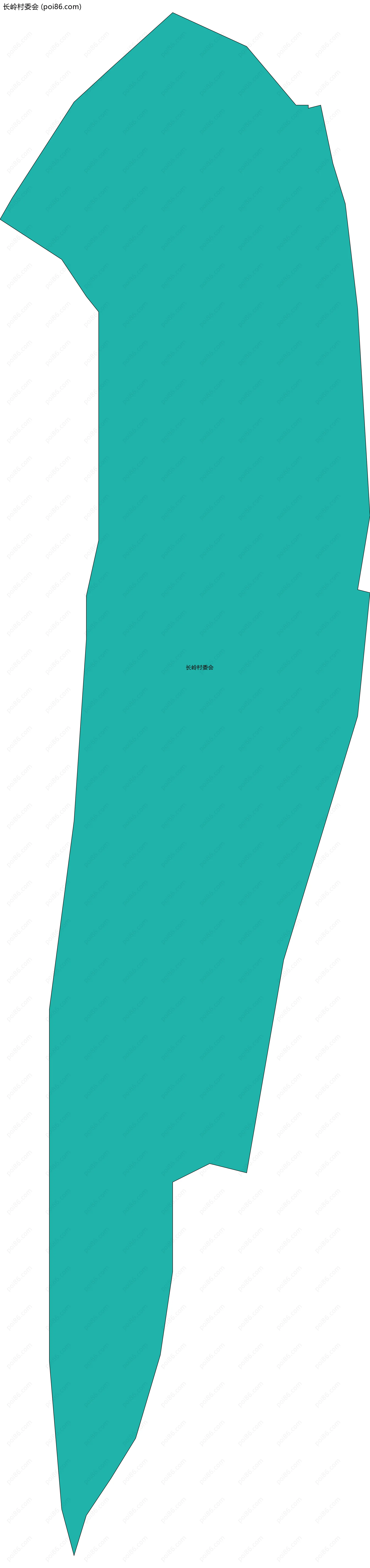 长岭村委会边界地图