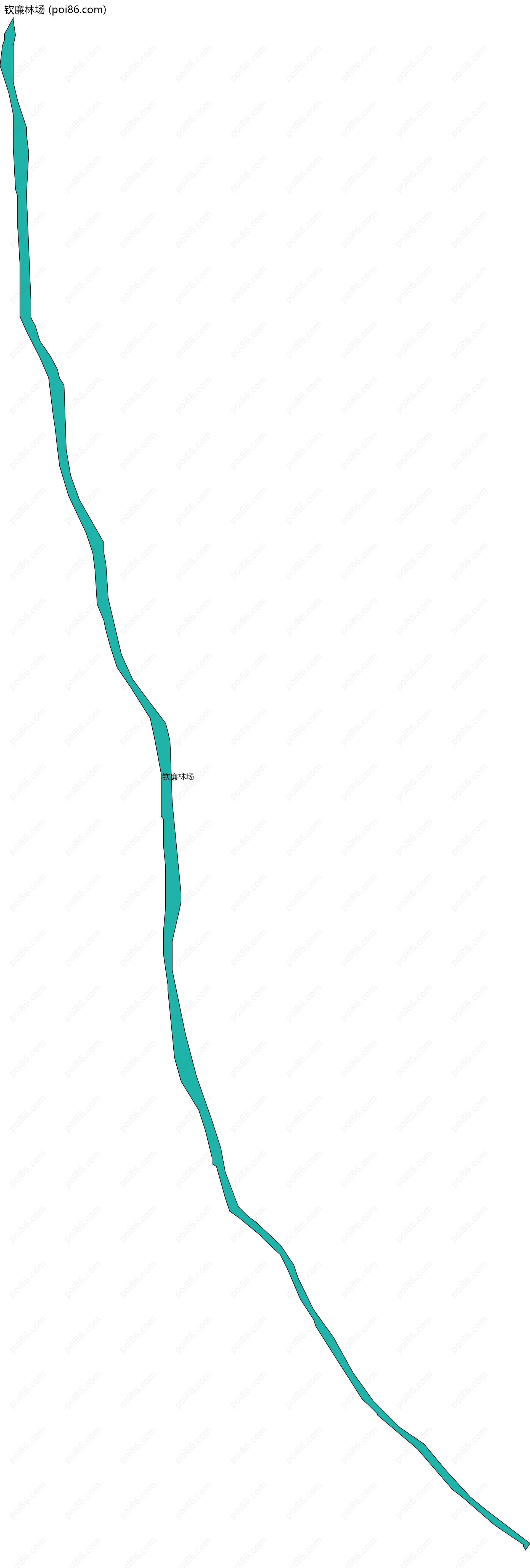 钦廉林场边界地图