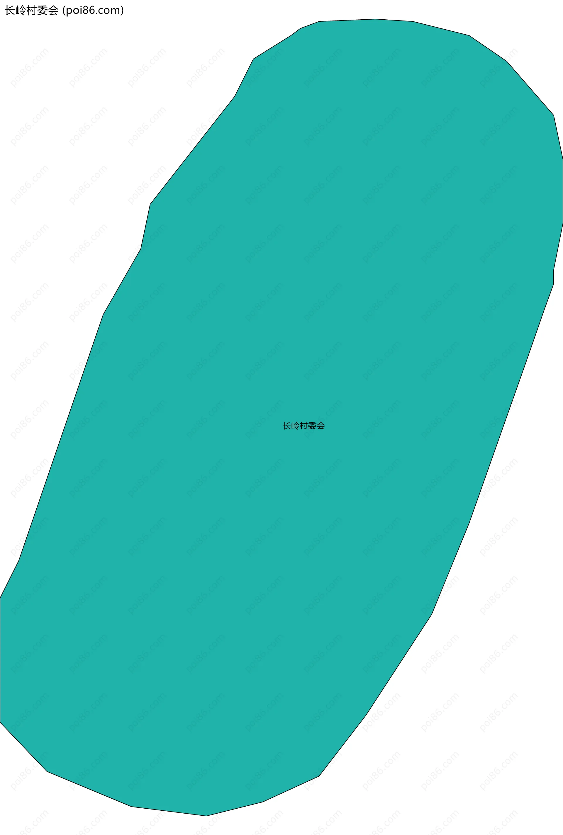 长岭村委会边界地图