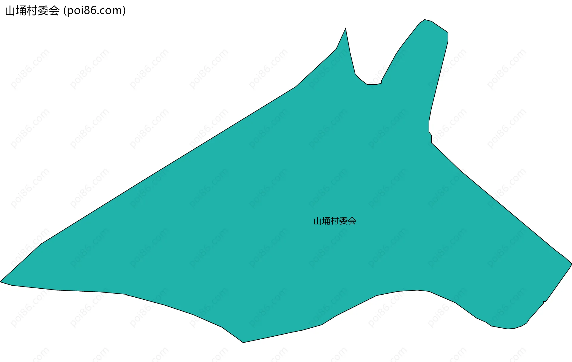 山埇村委会边界地图