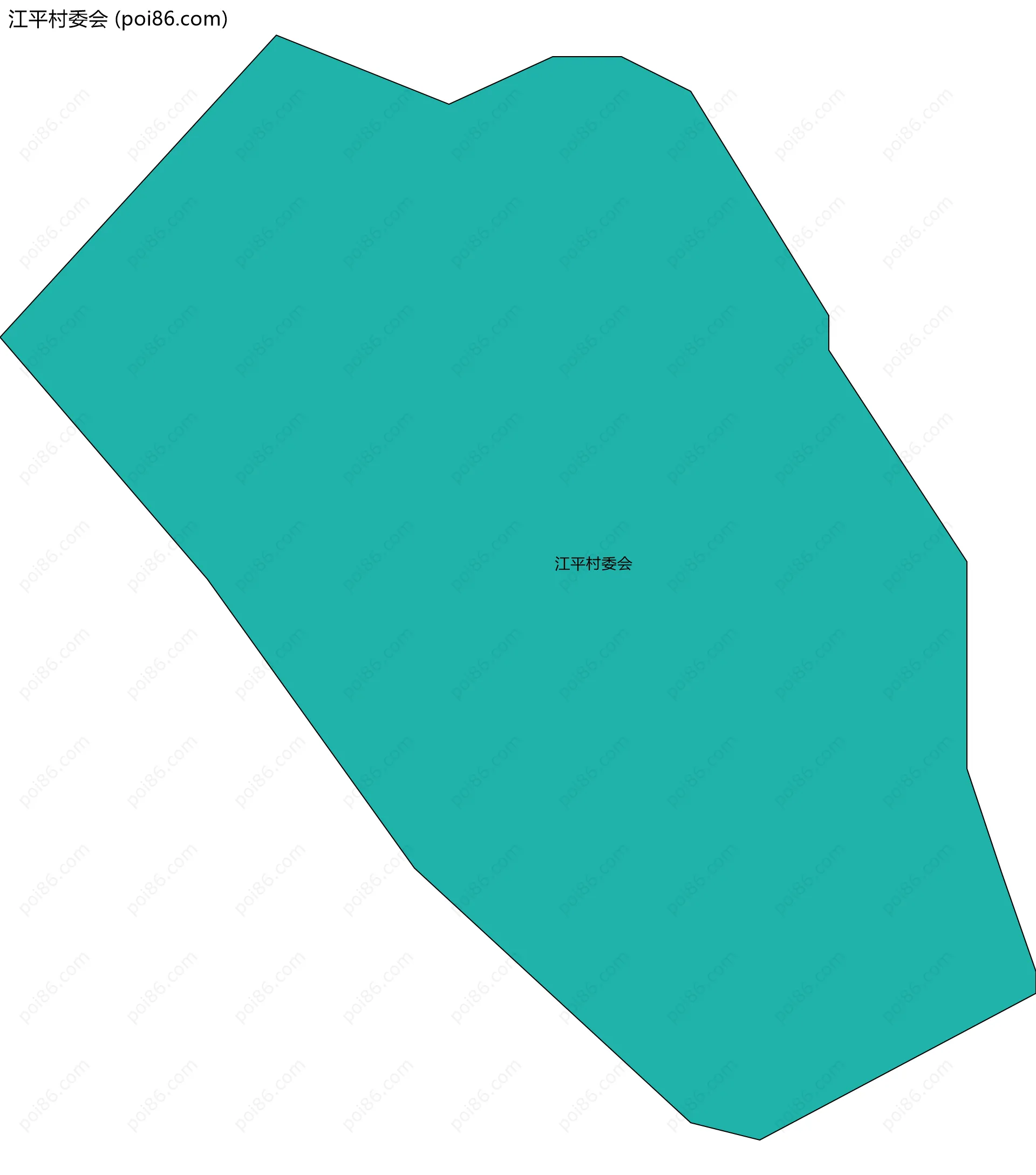 江平村委会边界地图