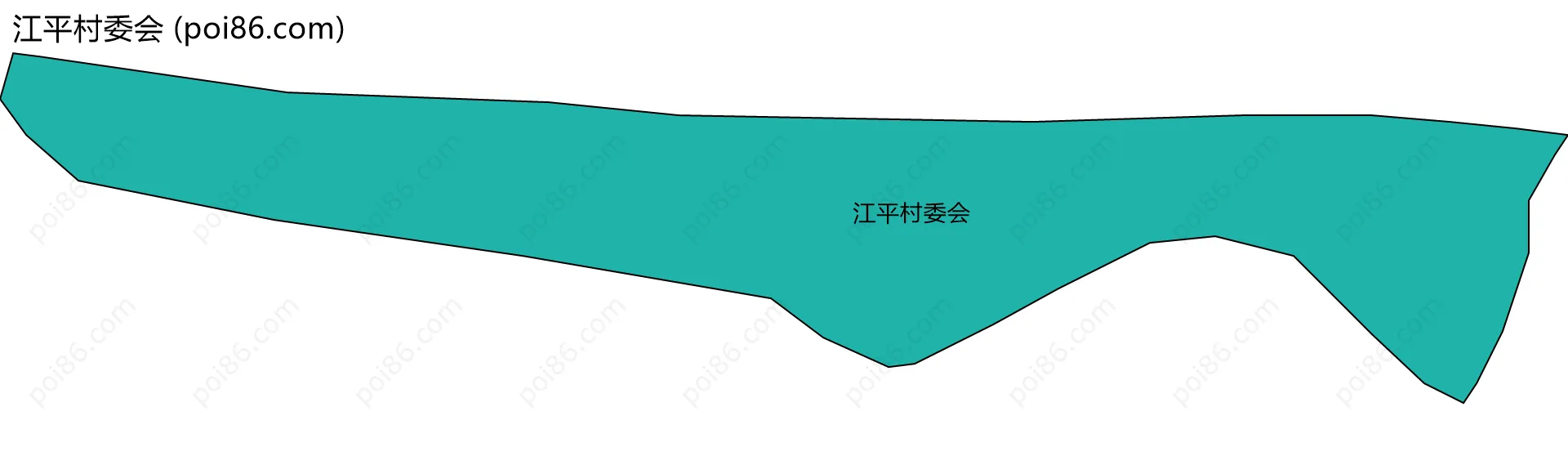江平村委会边界地图