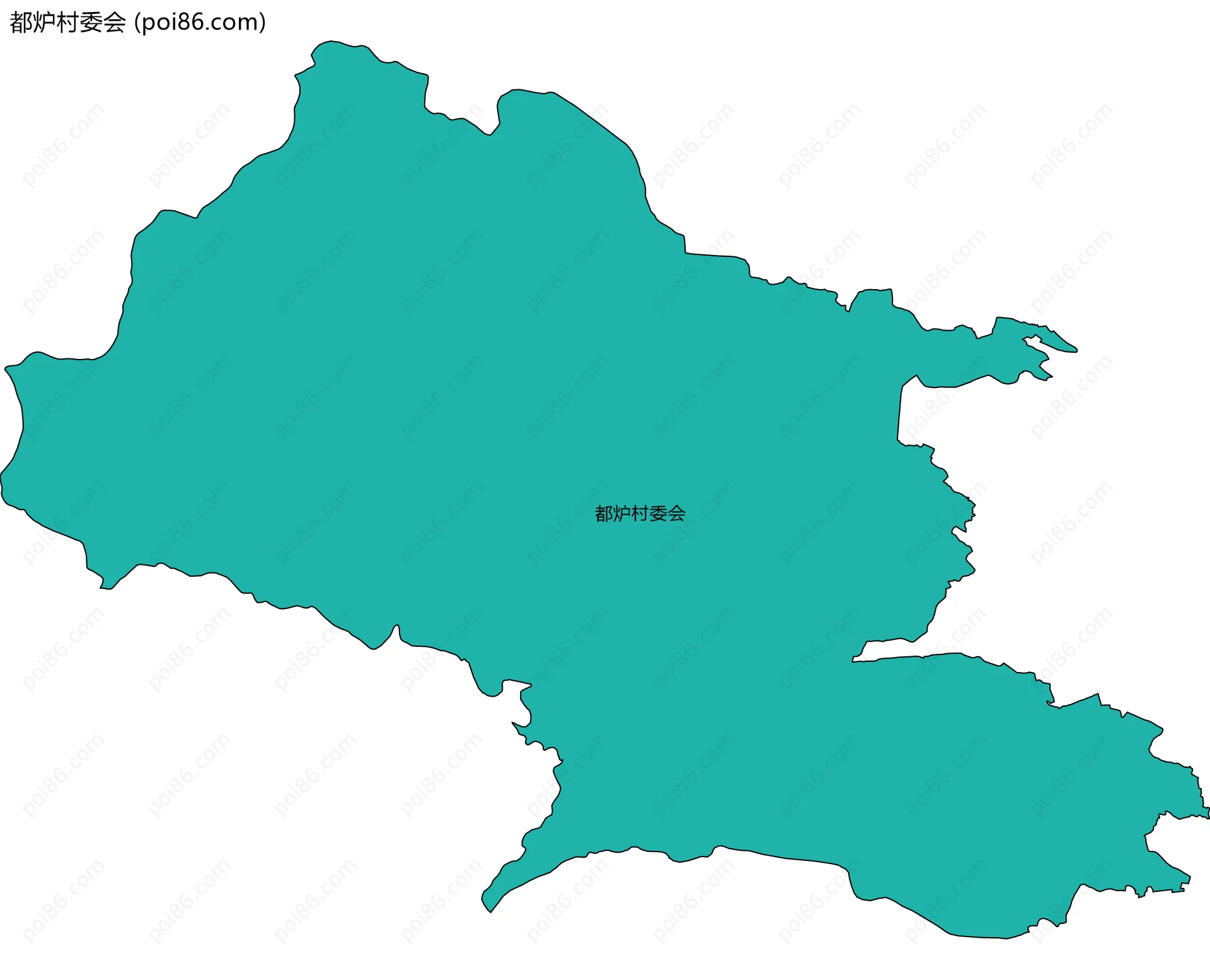 都炉村委会边界地图