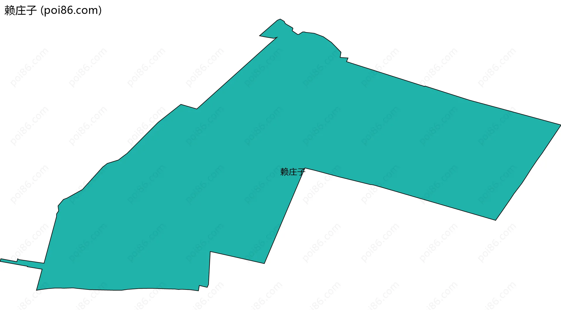 赖庄子边界地图