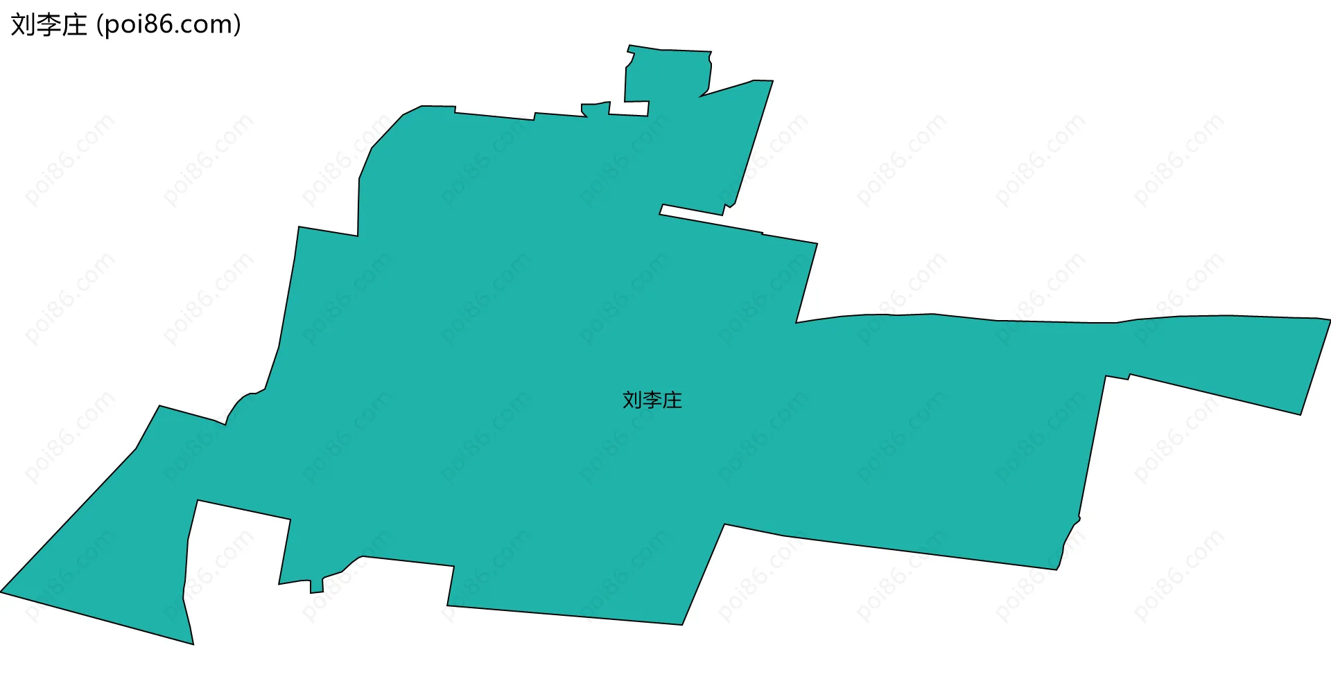 刘李庄边界地图