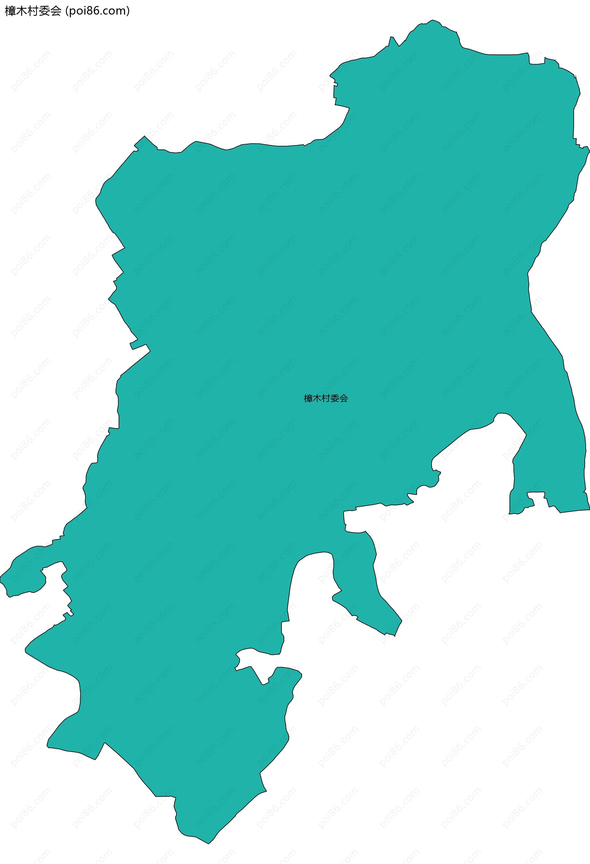 樟木村委会边界地图