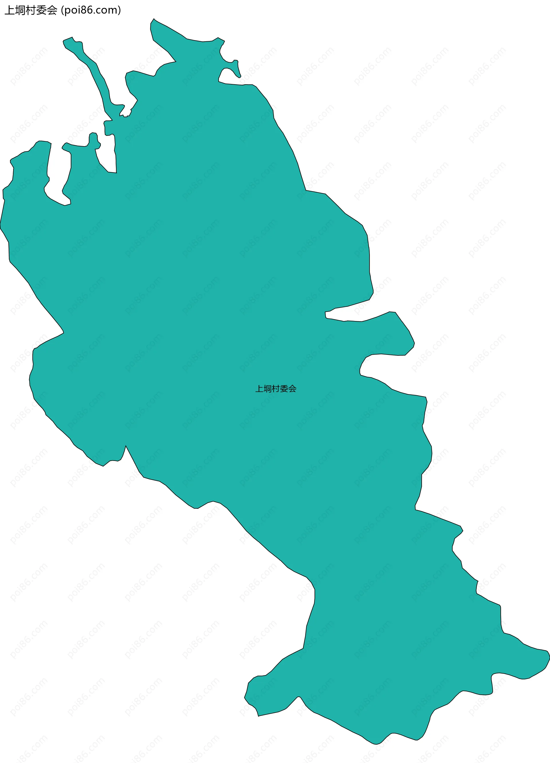 上垌村委会边界地图