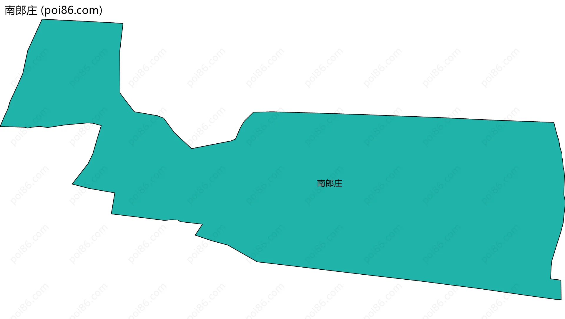 南郎庄边界地图