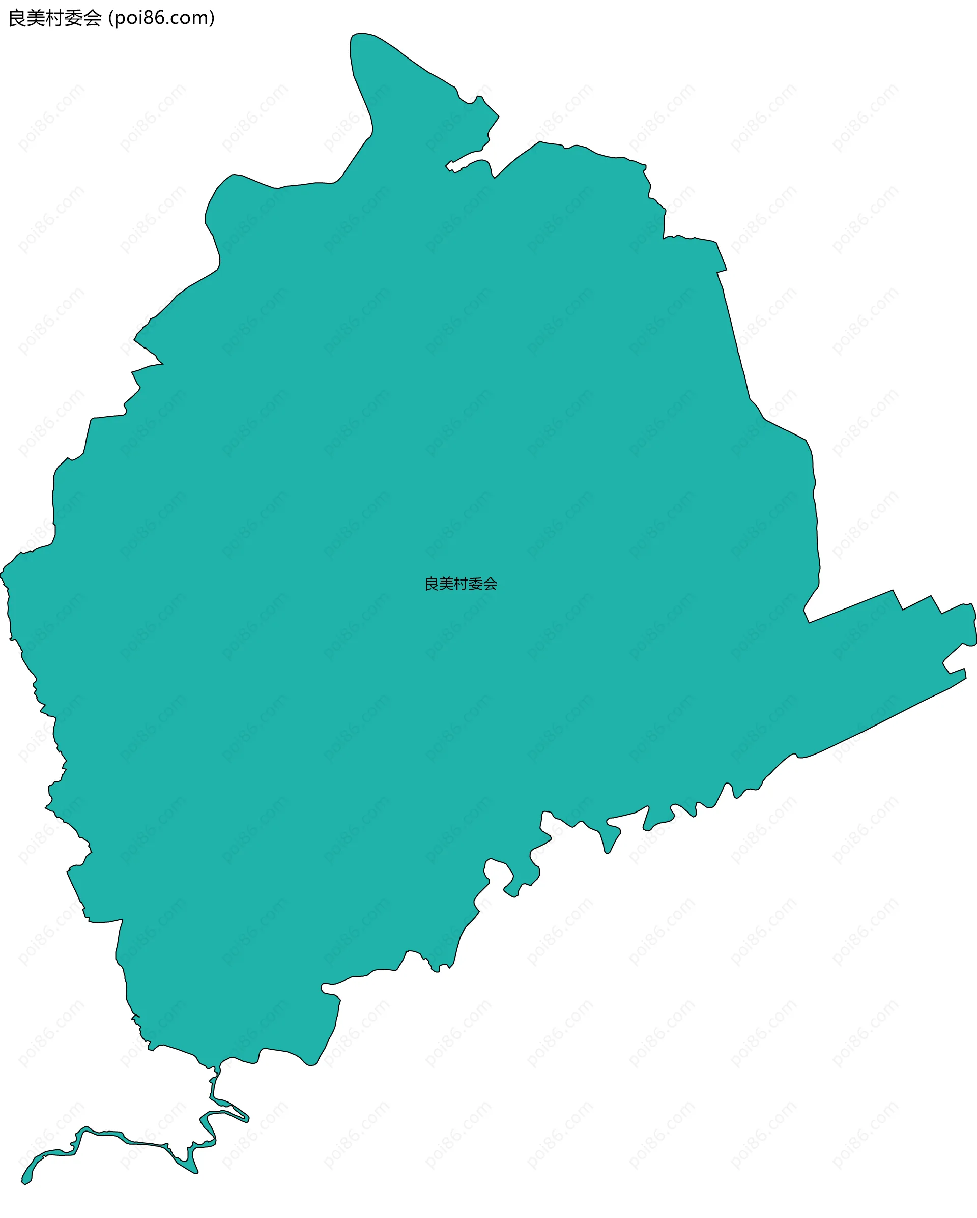 良美村委会边界地图