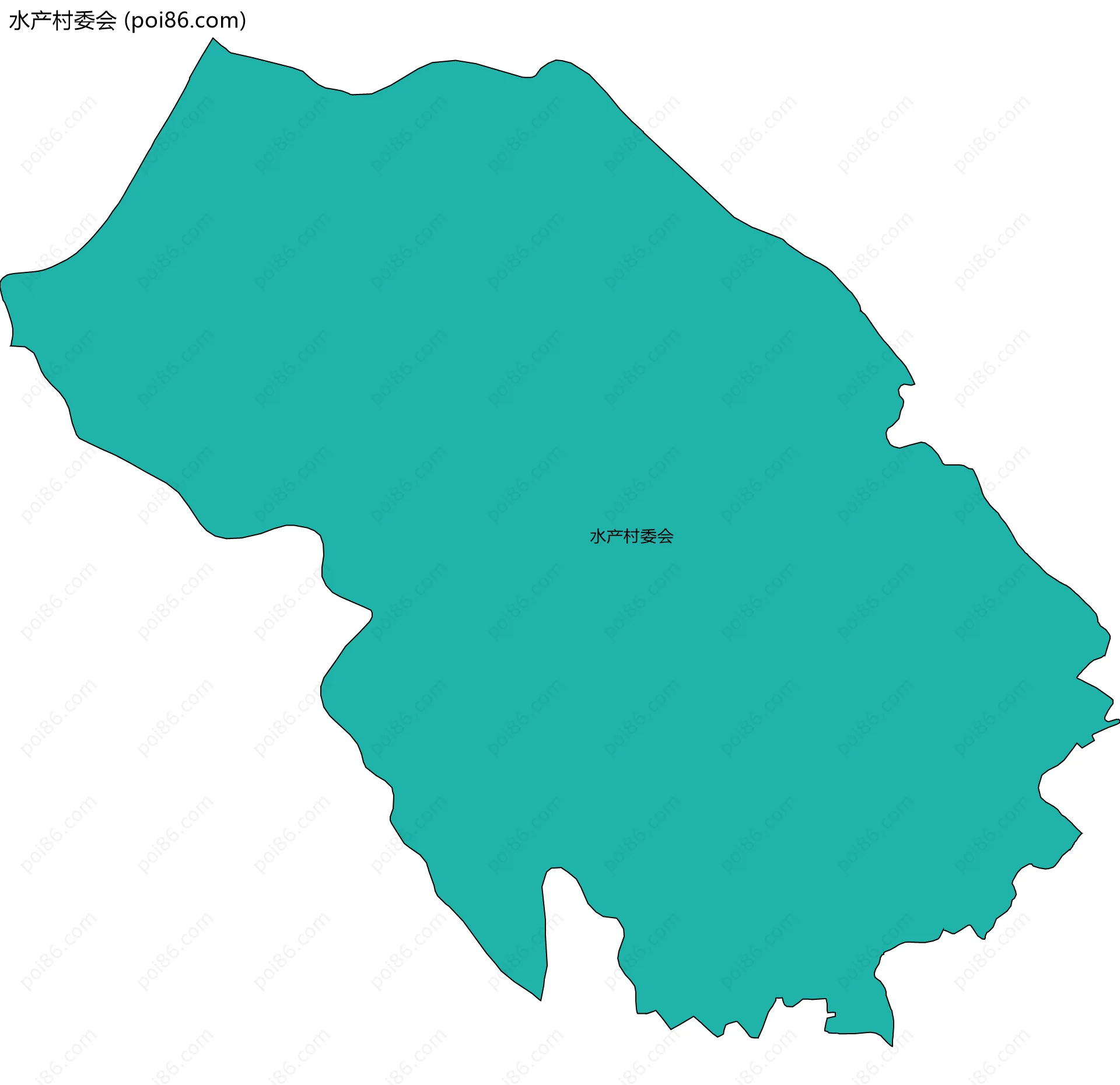 水产村委会边界地图