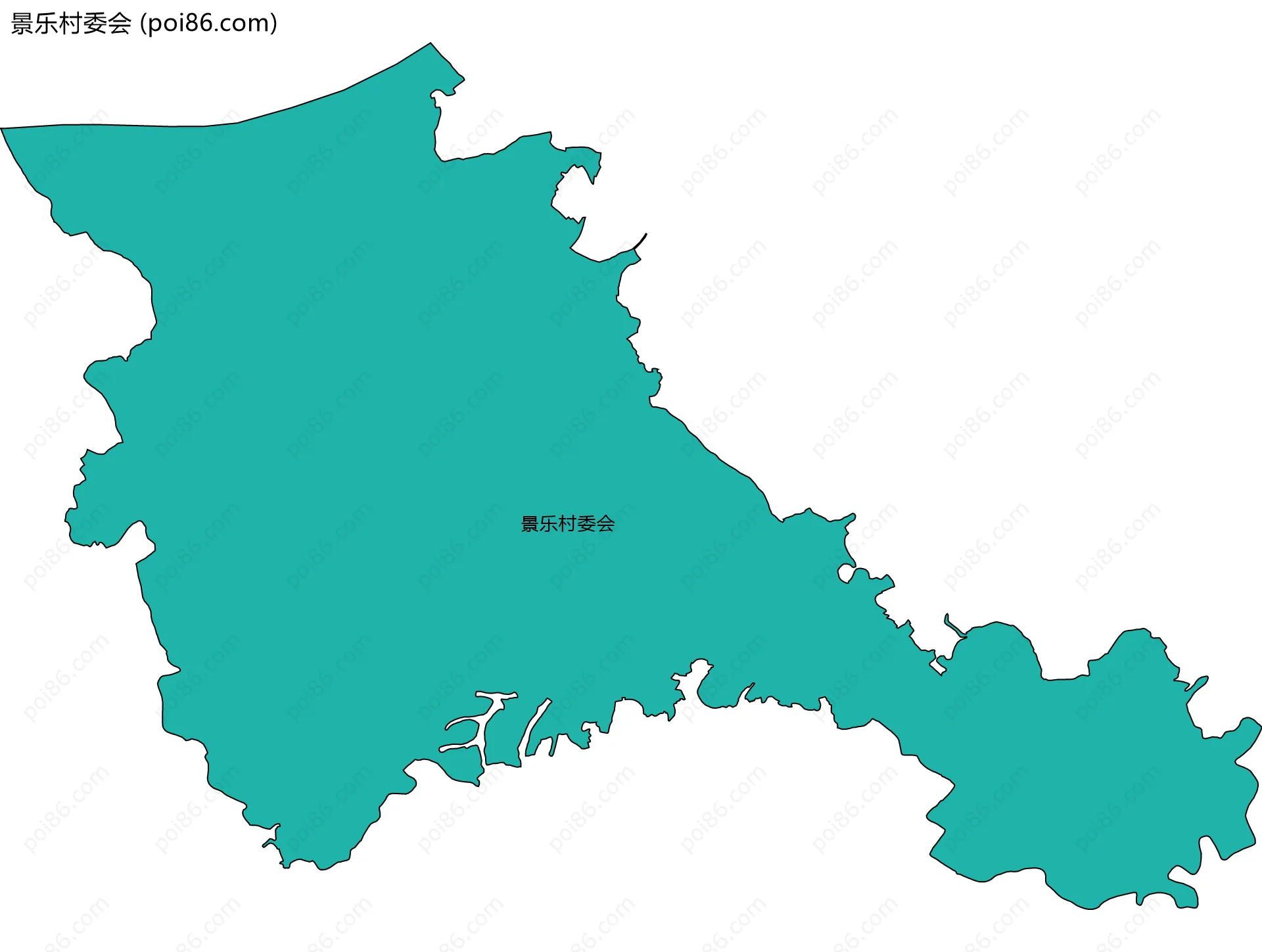 景乐村委会边界地图