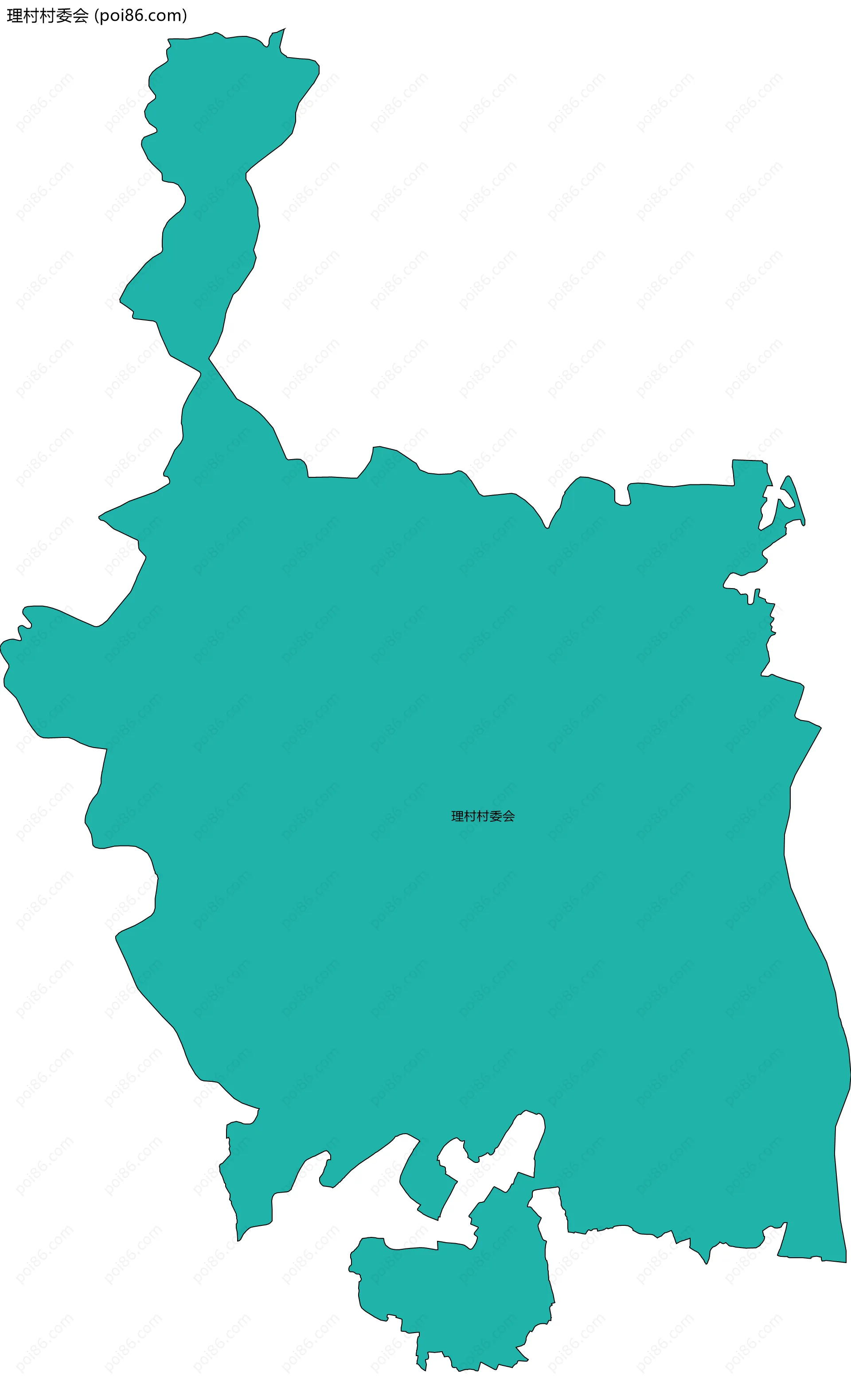 理村村委会边界地图