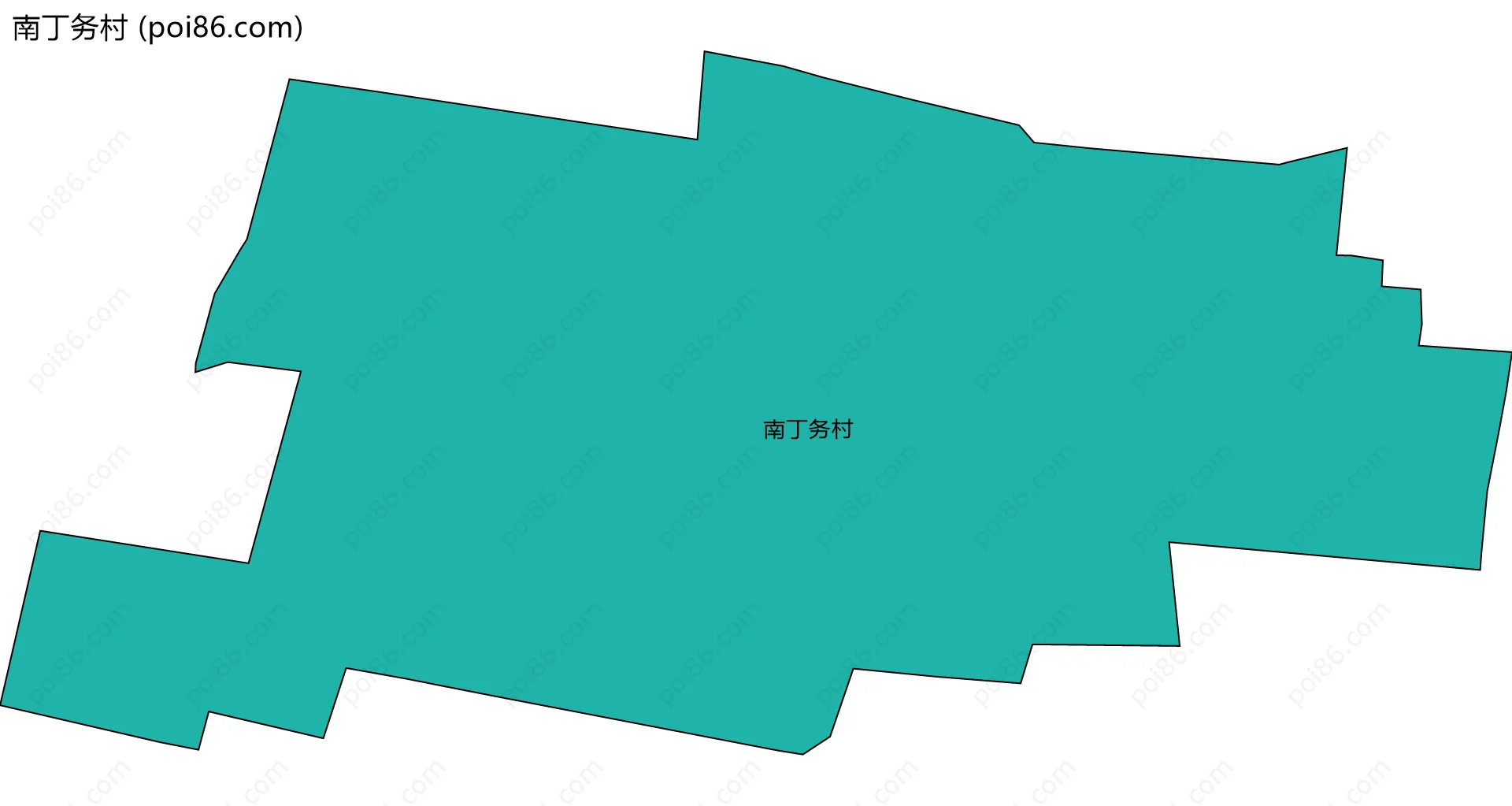 南丁务村边界地图