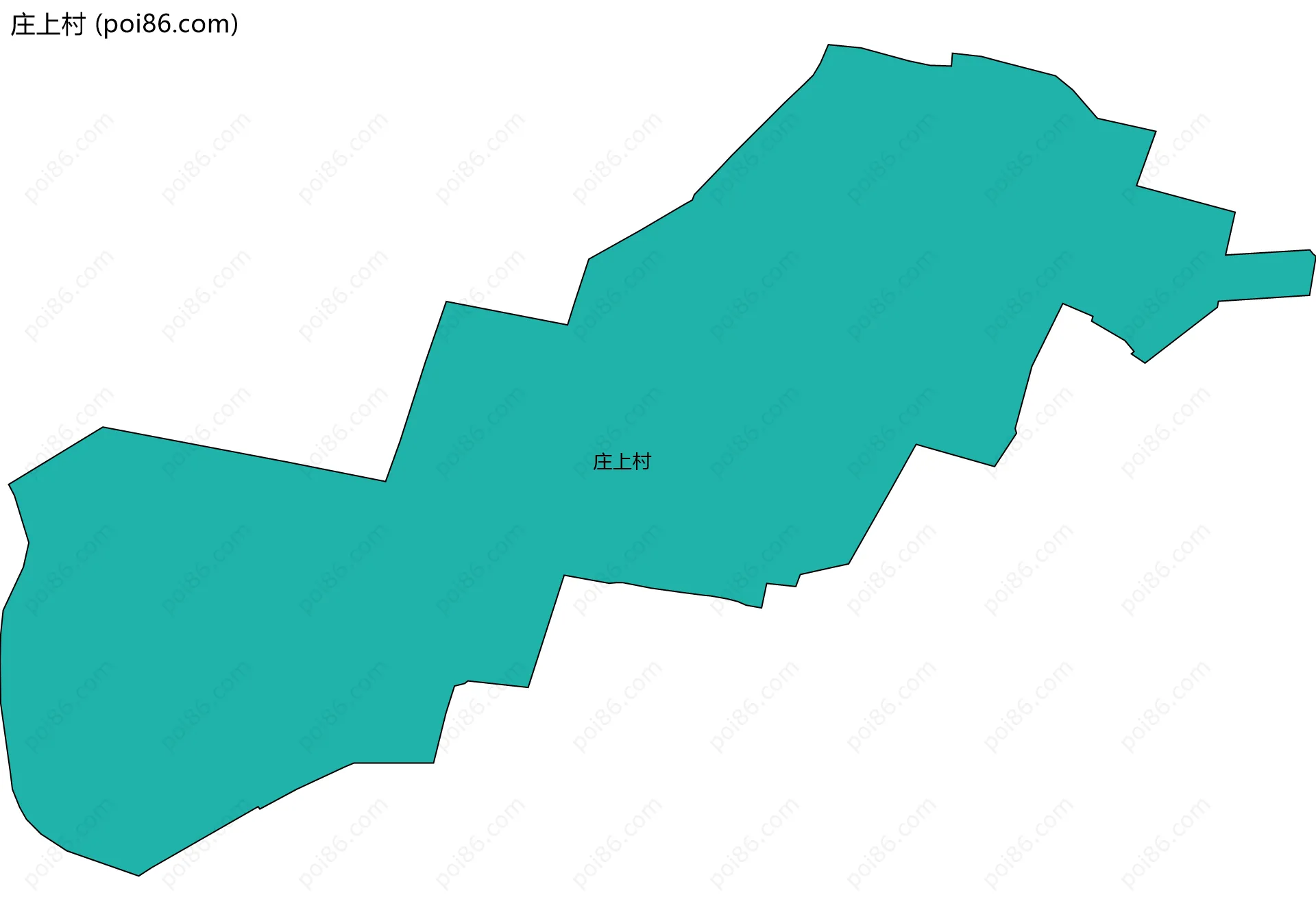 庄上村边界地图